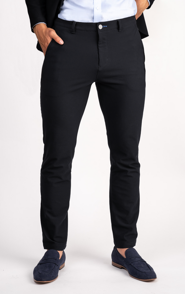 Men's Summer Black Dress Pant (Breathable & Lightweight)