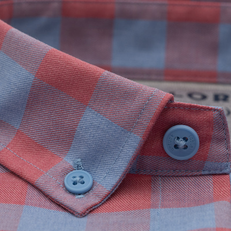 untuck(able) Salmon Gingham