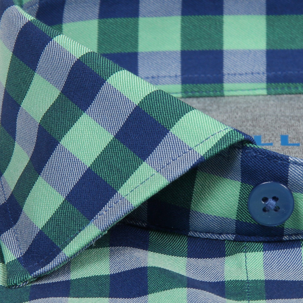 HOLLISTER Shirt Mens 15.5 S Blue - Multi-Coloured Check - Brandinity
