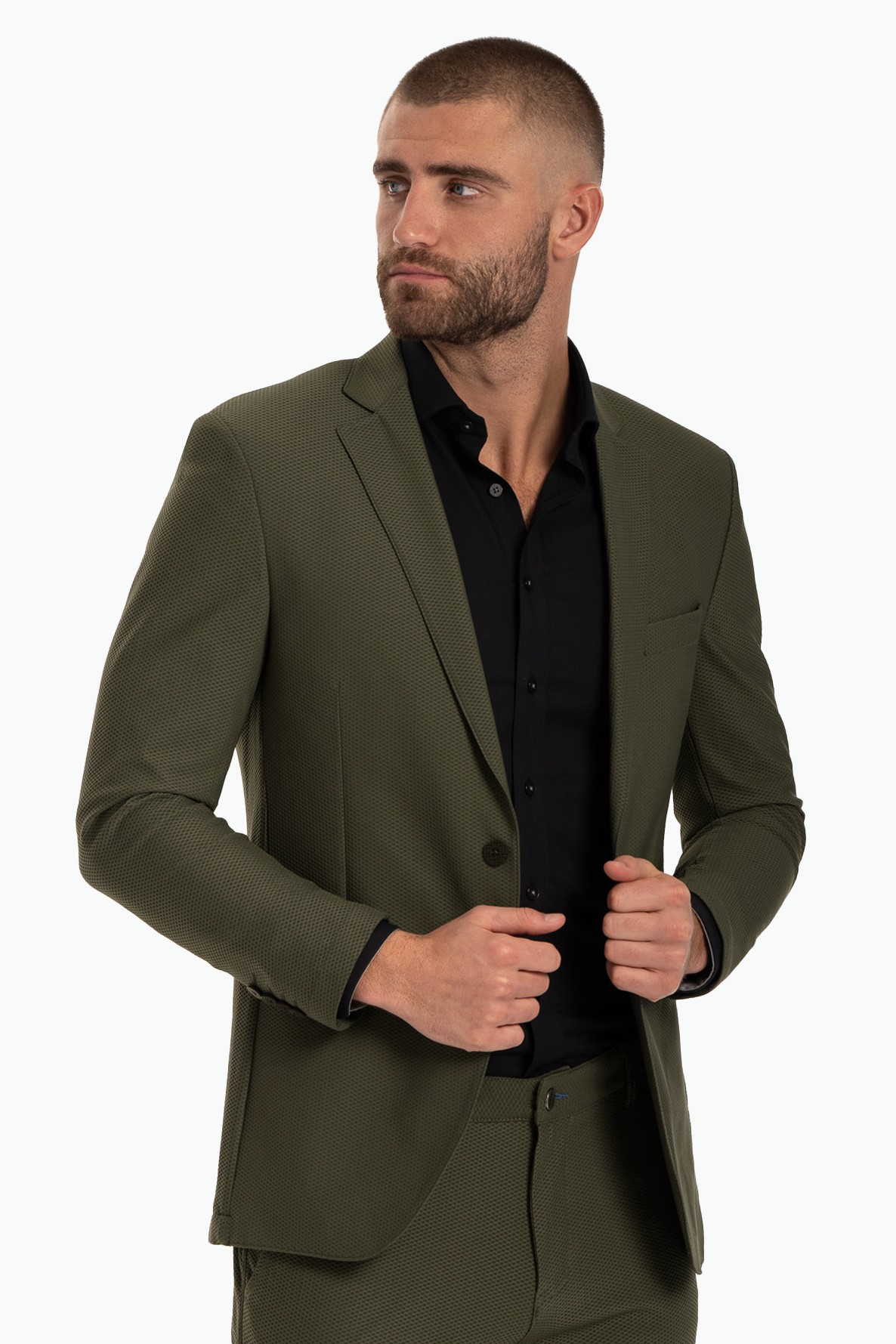 Olive shops green blazer dress