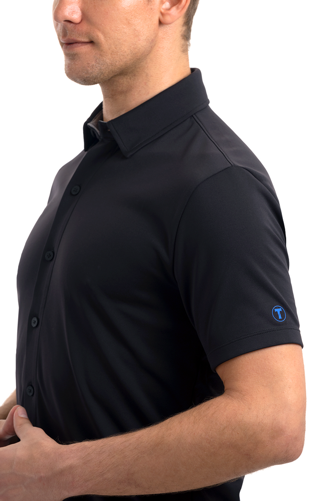 Polo Button Up Short Sleeve (Men's Performance Stretch) Twillory®