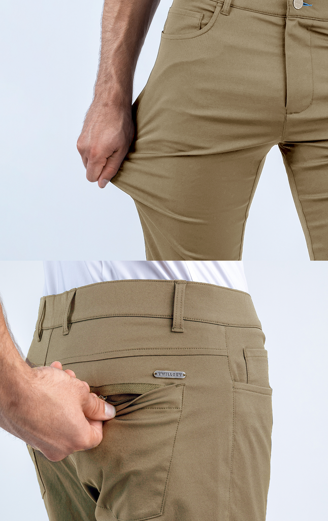 Orvis 5 Pocket Stretch Twill Pants 30 inch / 40 / Field Khaki