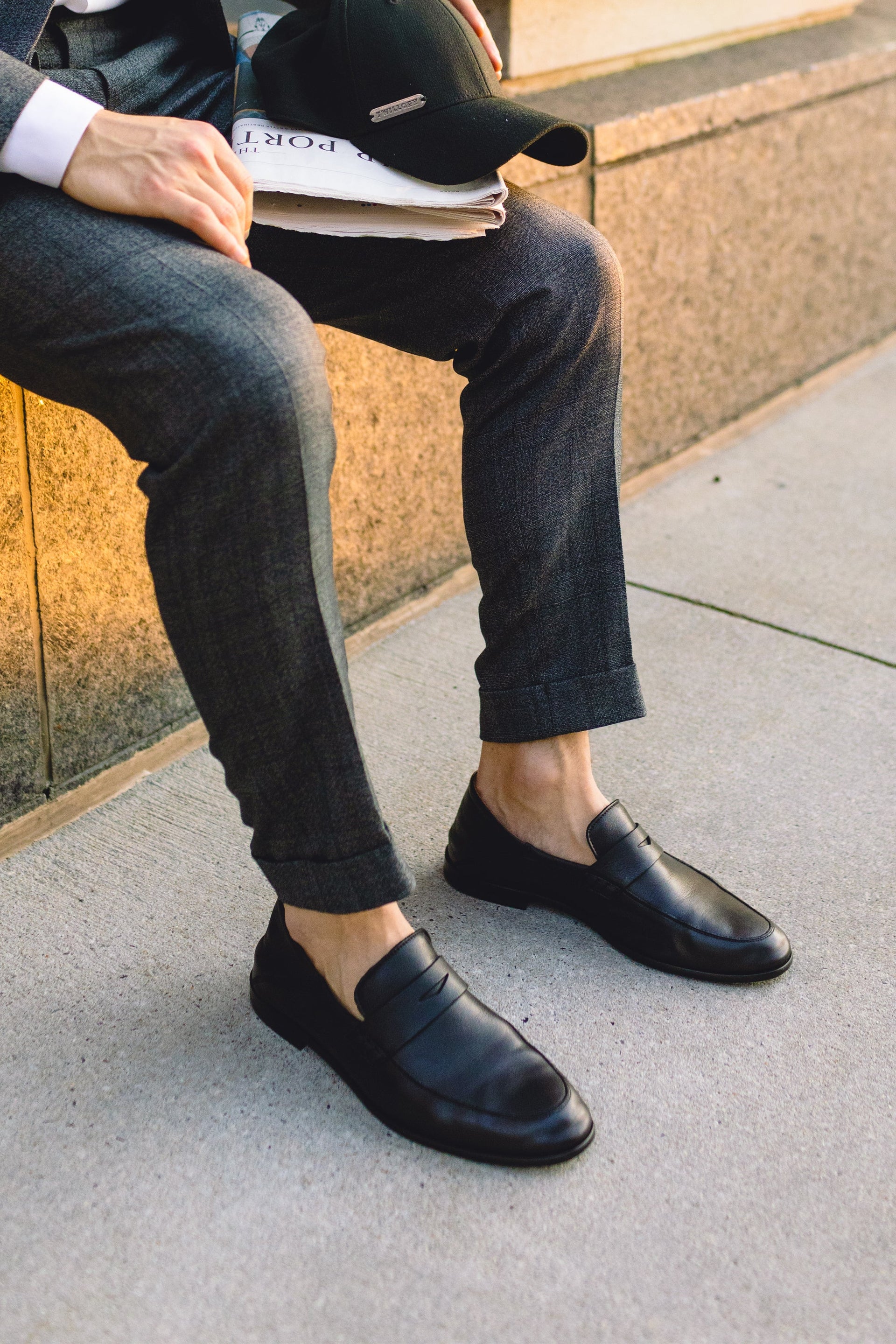 cuffed dress pants Athletic Fit Stretch Suit Pants main image 0