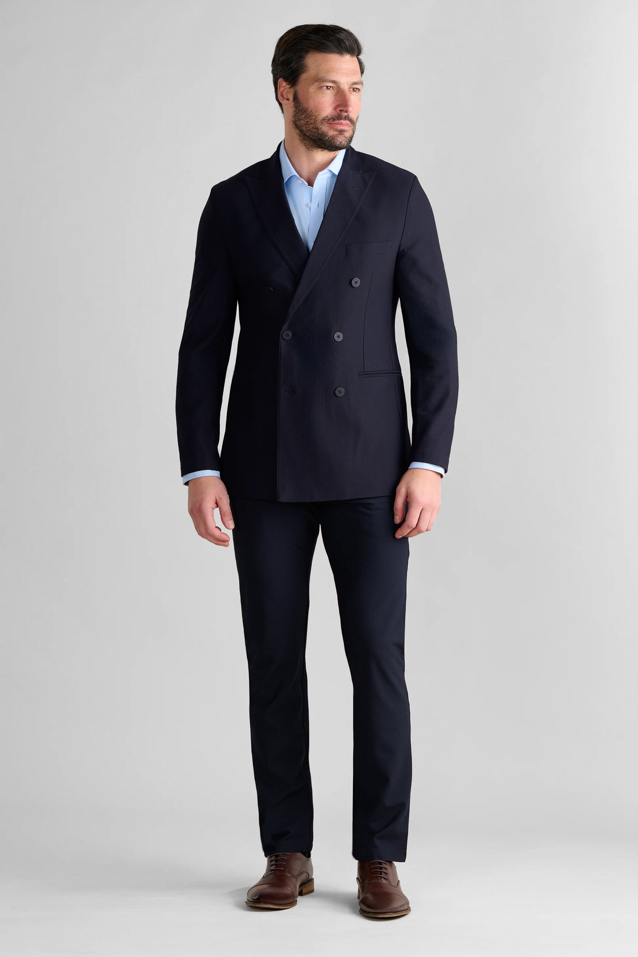 AIR Double Breasted Blazer // Navy – Twillory