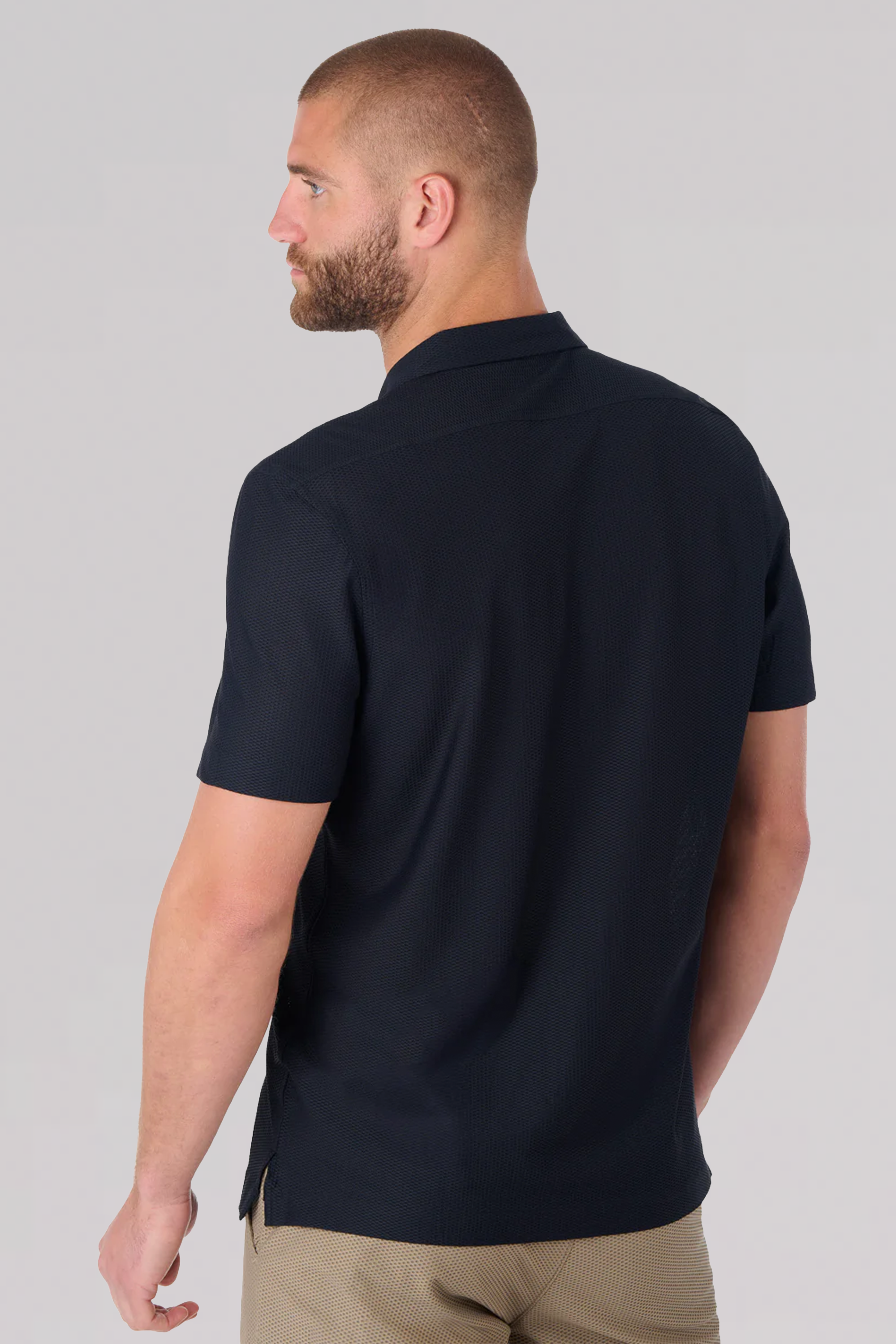 AIR Resort Shirt Solid // Black