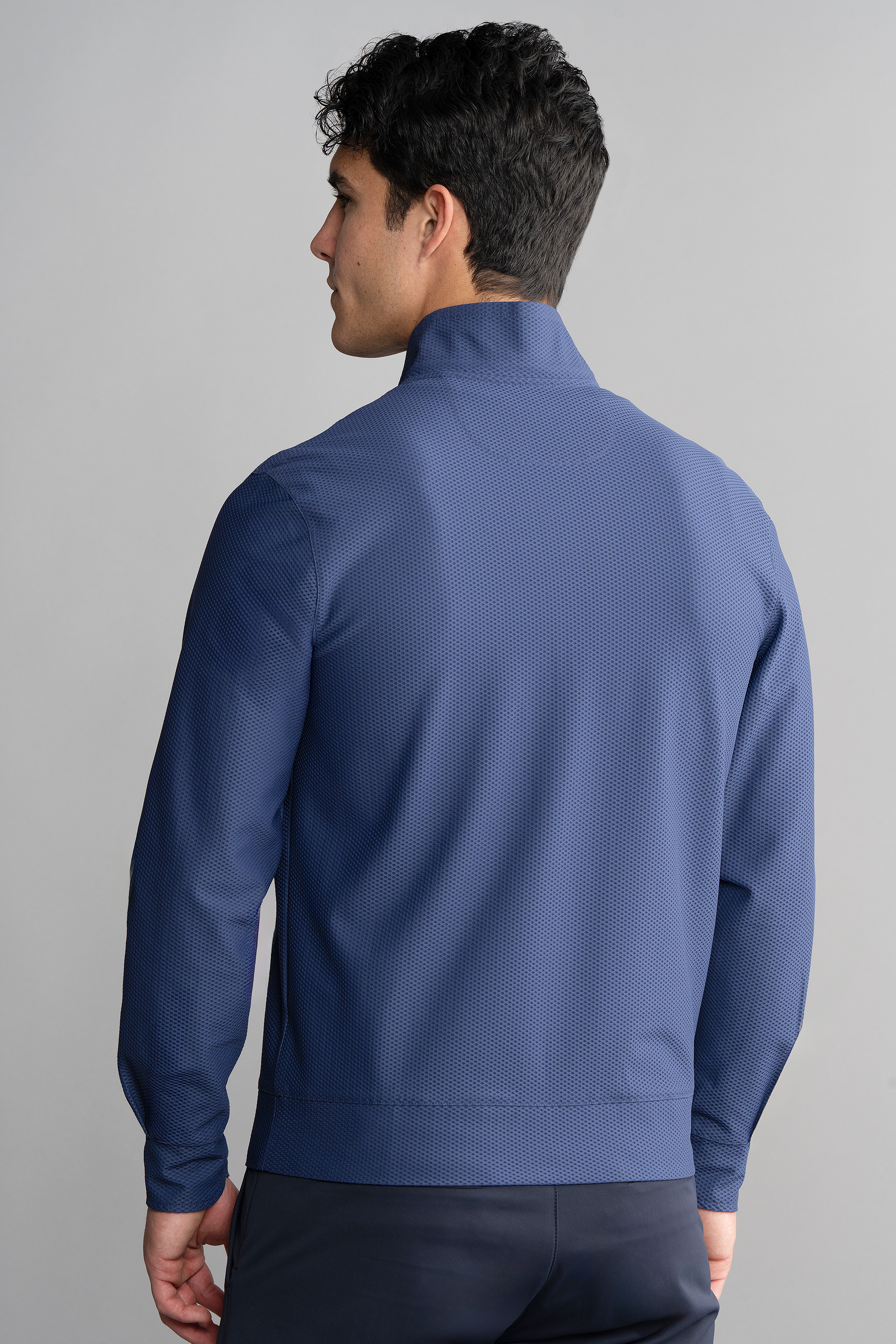 Air Quarter Zip // Blue