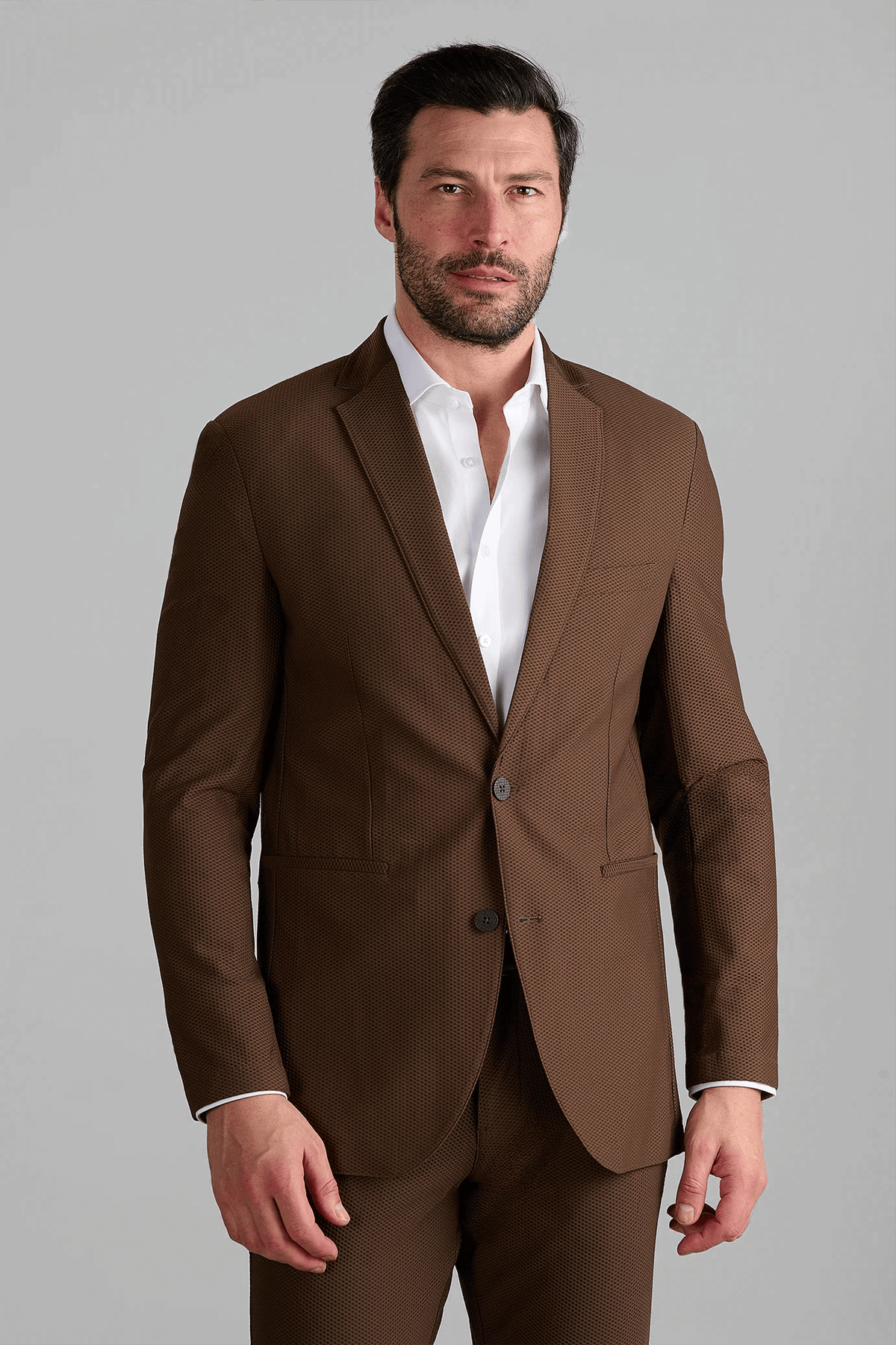 Men's Brown Air Blazer (Summer Performance Suit Jacket) – Twillory