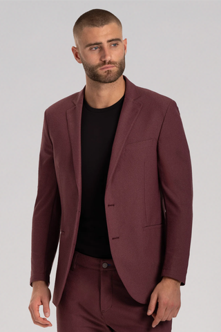 Men's Burgundy Blazer (Lightweight Maroon Sport Coat/Jacket