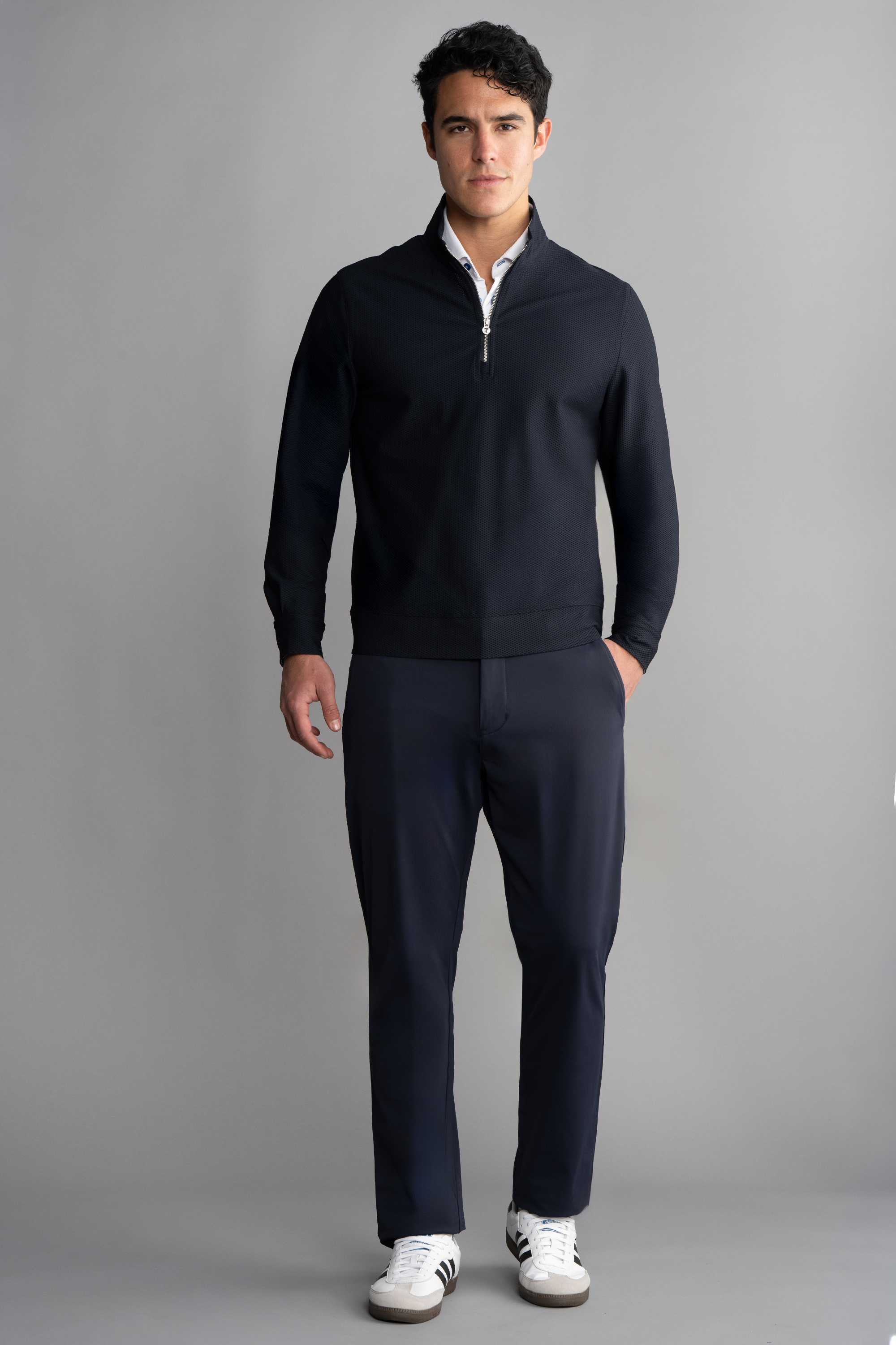 Performance Quarter Zip // Navy