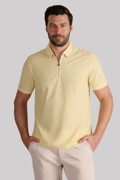 AIR Zip Polo Solid // Yellow – Twillory