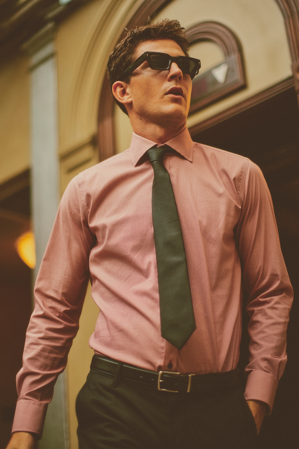 Leader Non-Iron Houndstooth | Brick