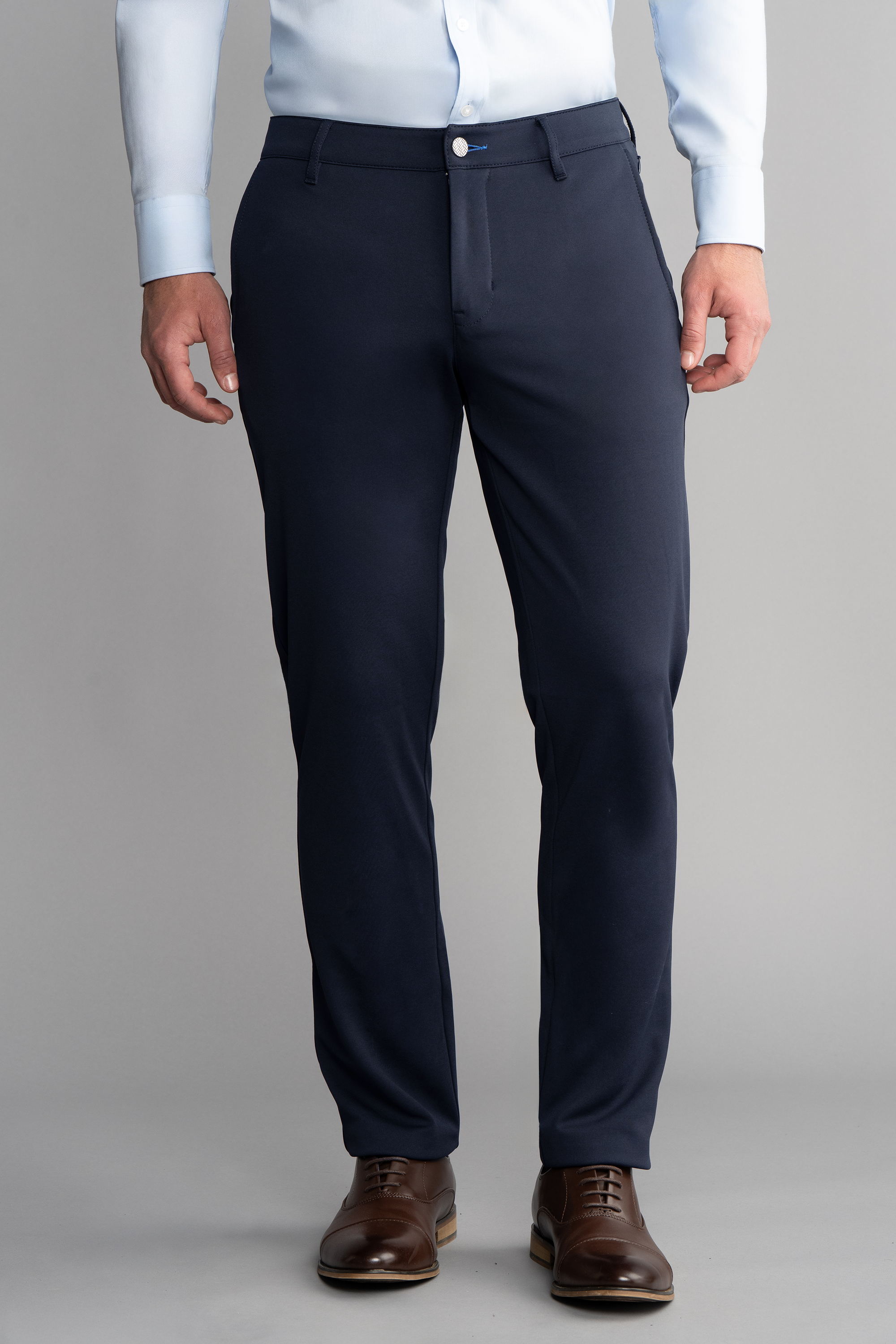 Circular Knit Pants // Navy