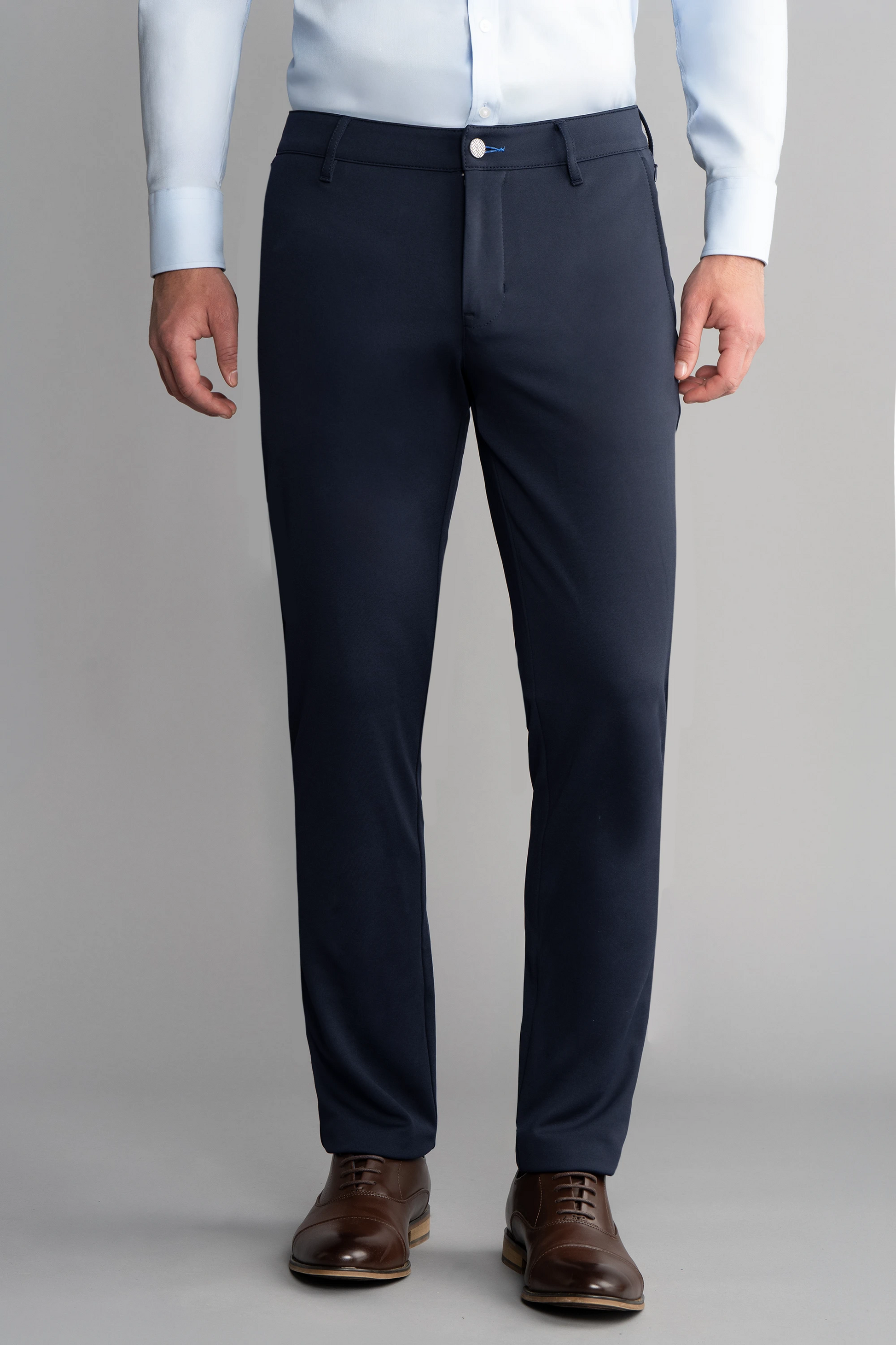 Circular Knit Pants // Navy