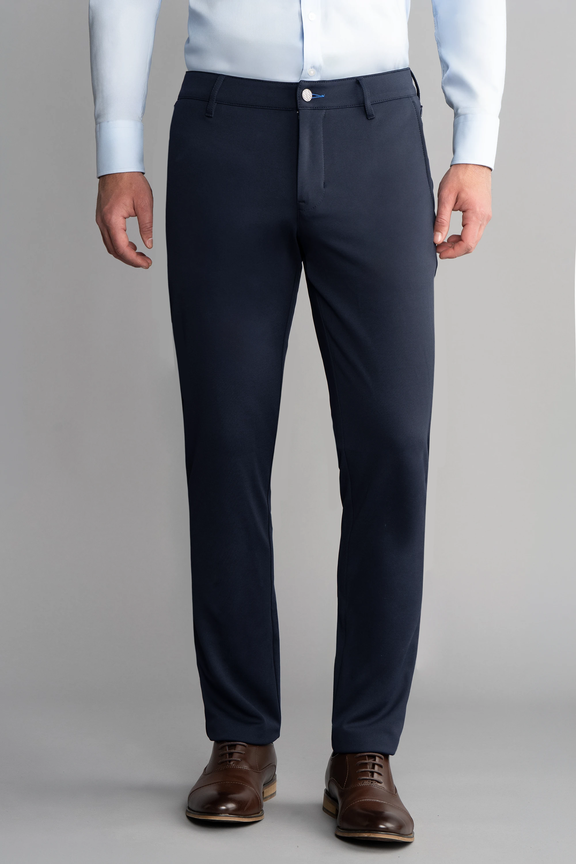 Circular Knit Pants // Navy