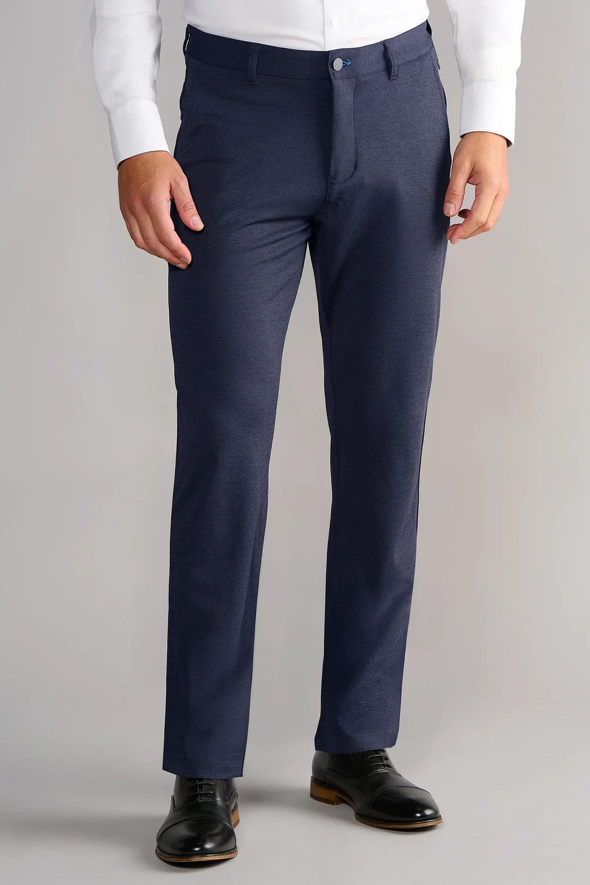 Navy Melange Pants (Best Men's Performance Dress Pants/Slacks) – Twillory