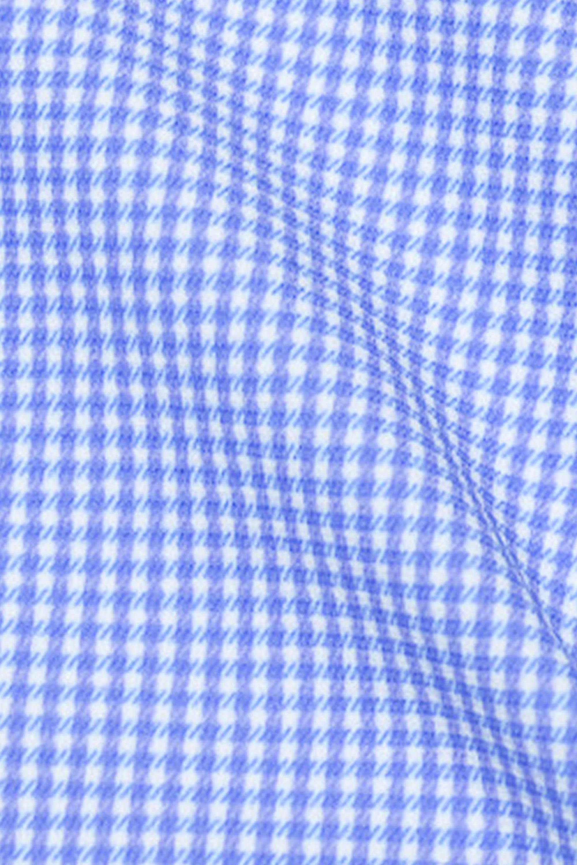 Event Polo Windowpane // Blue Puppytooth