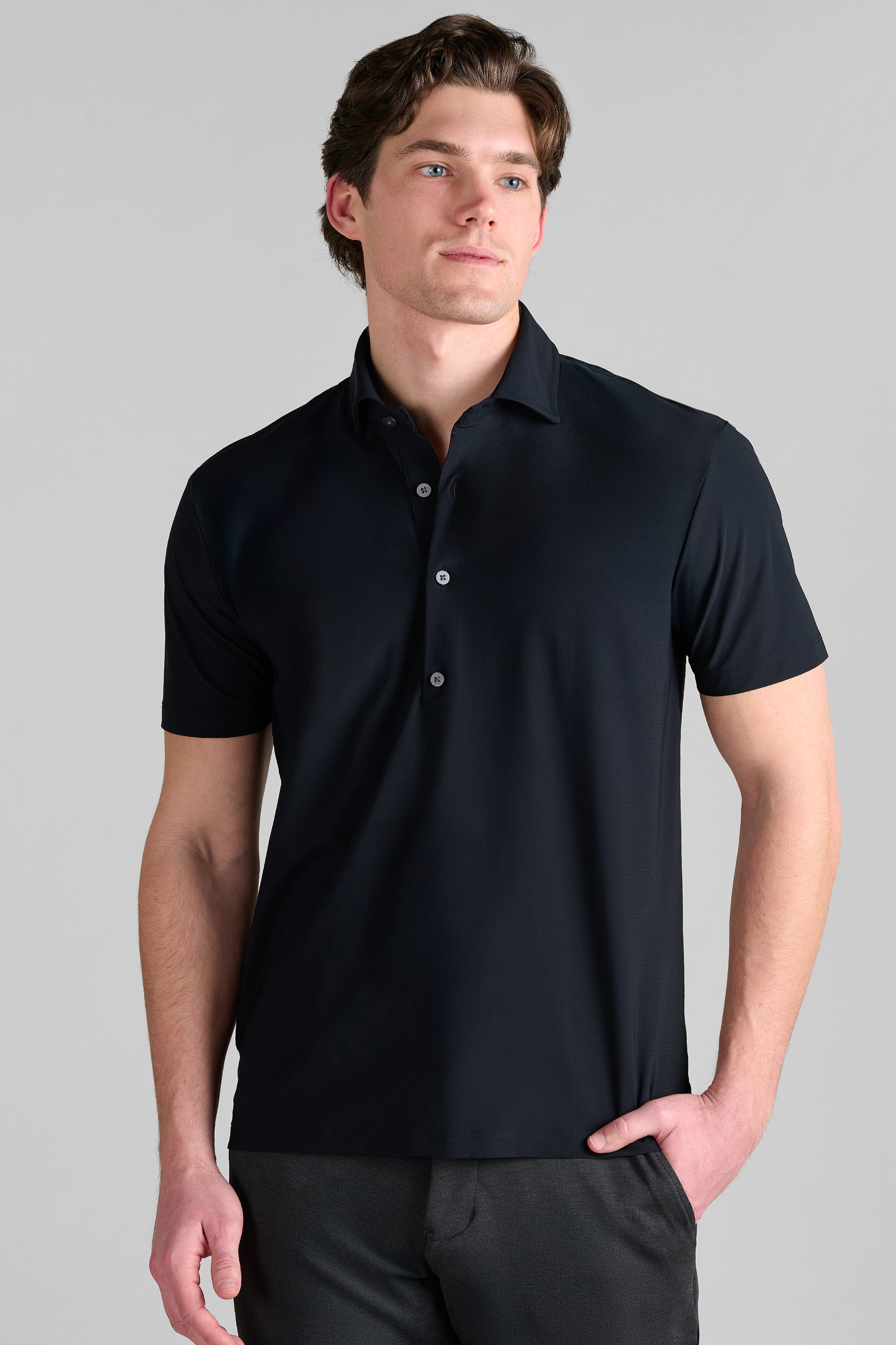 Event Polo Solid // Black
