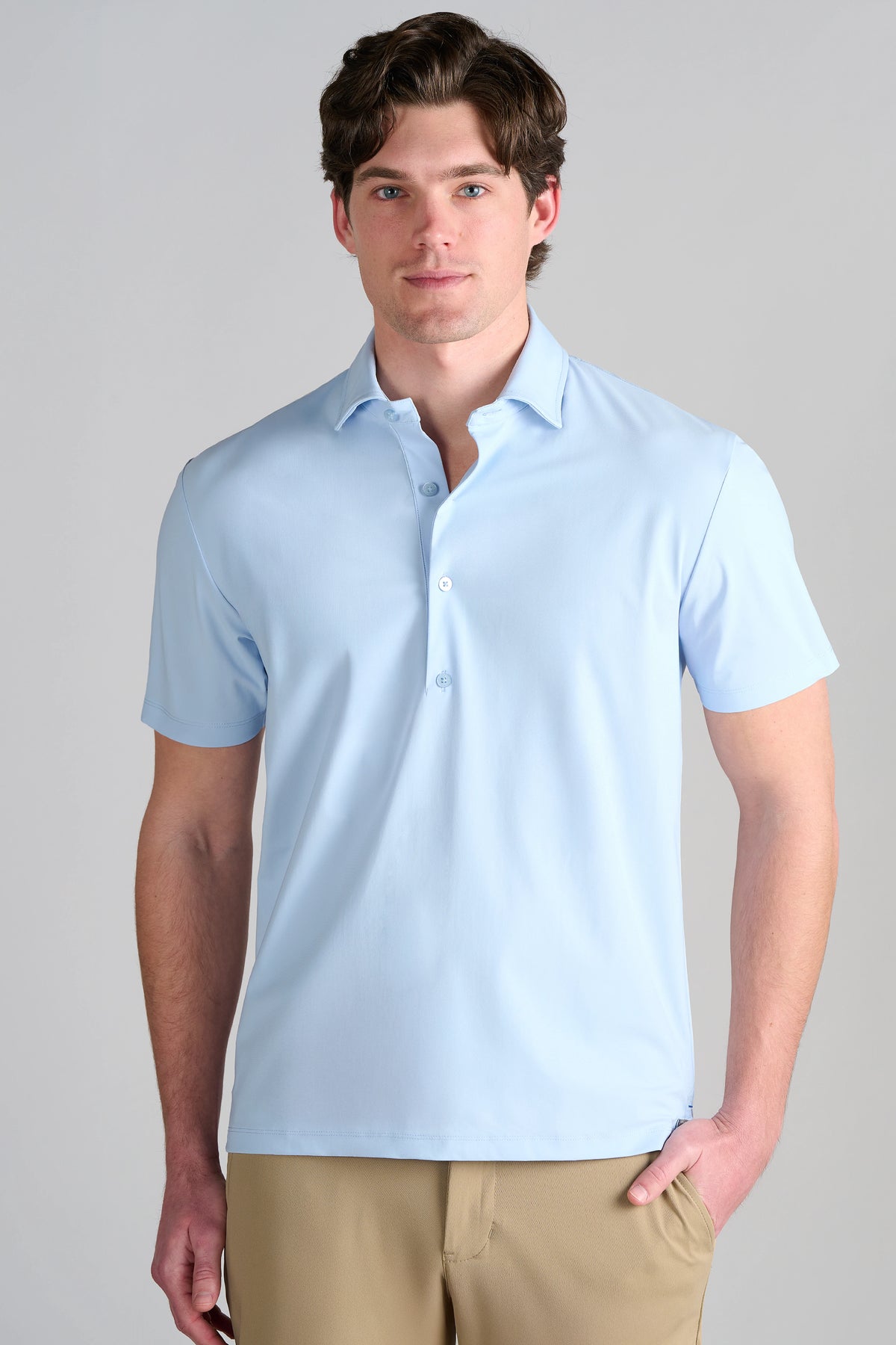 Event Polo Solid // Powder Blue – Twillory