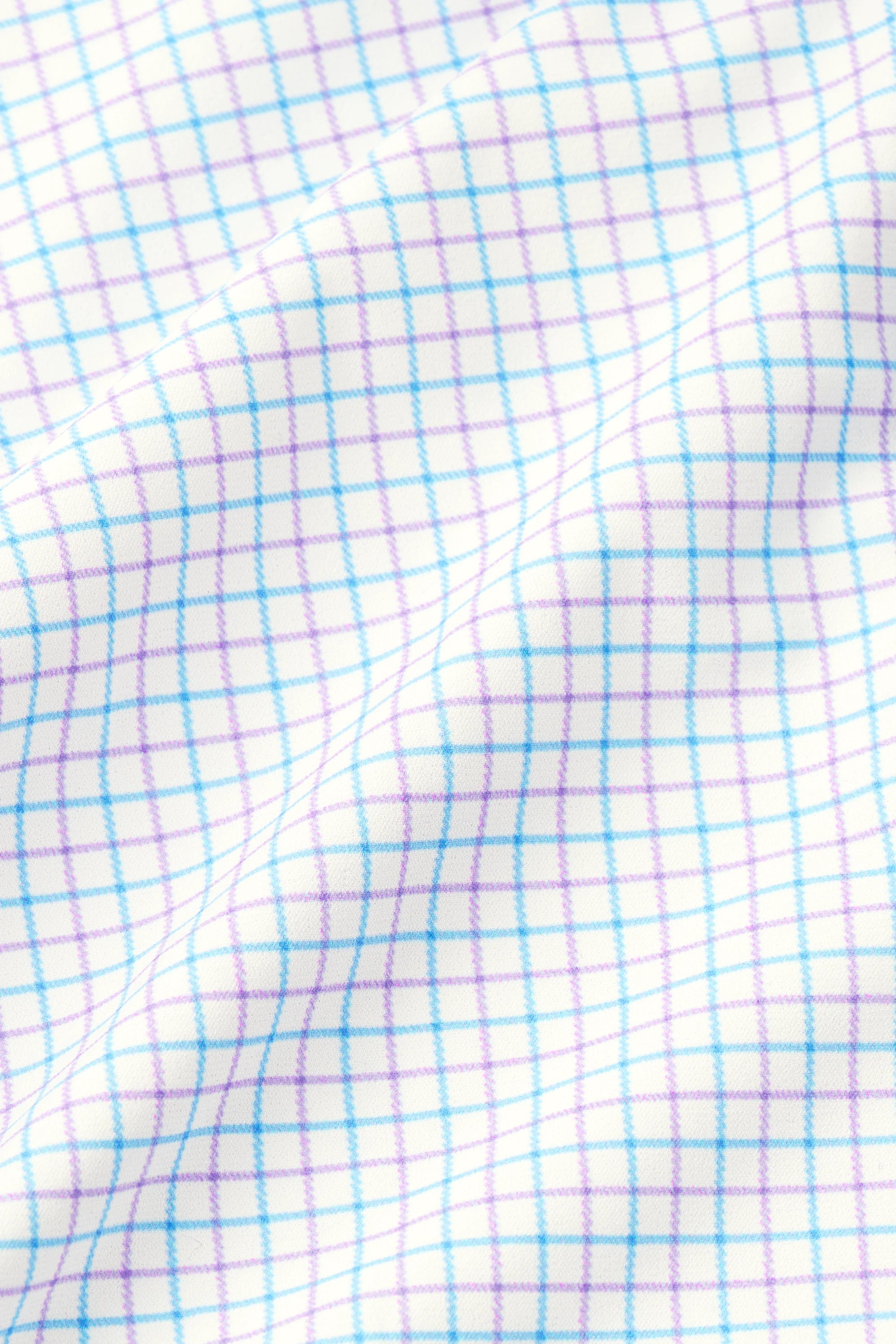 The Event Shirt Windowpane // Blue Purple