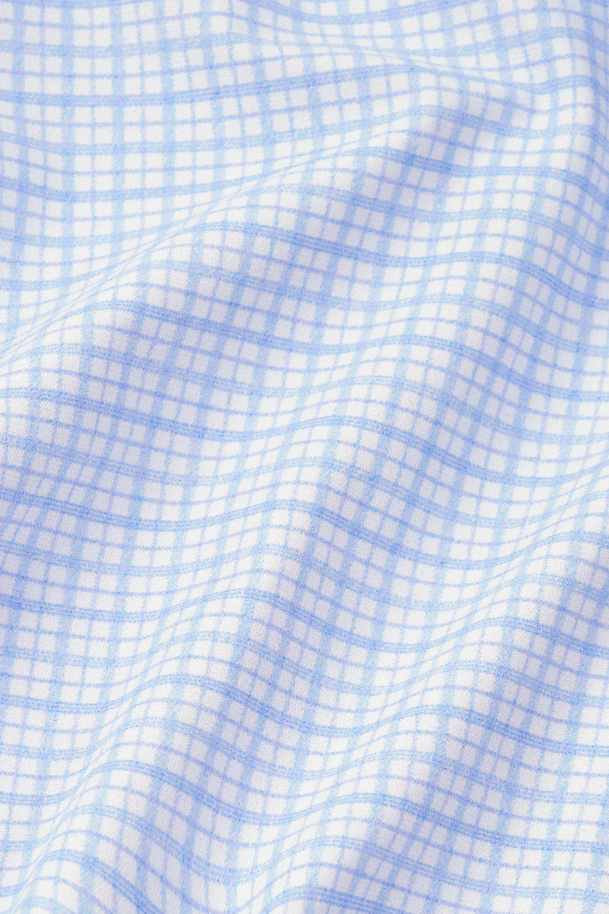 The Event Shirt Windowpane // Light Blue Grid