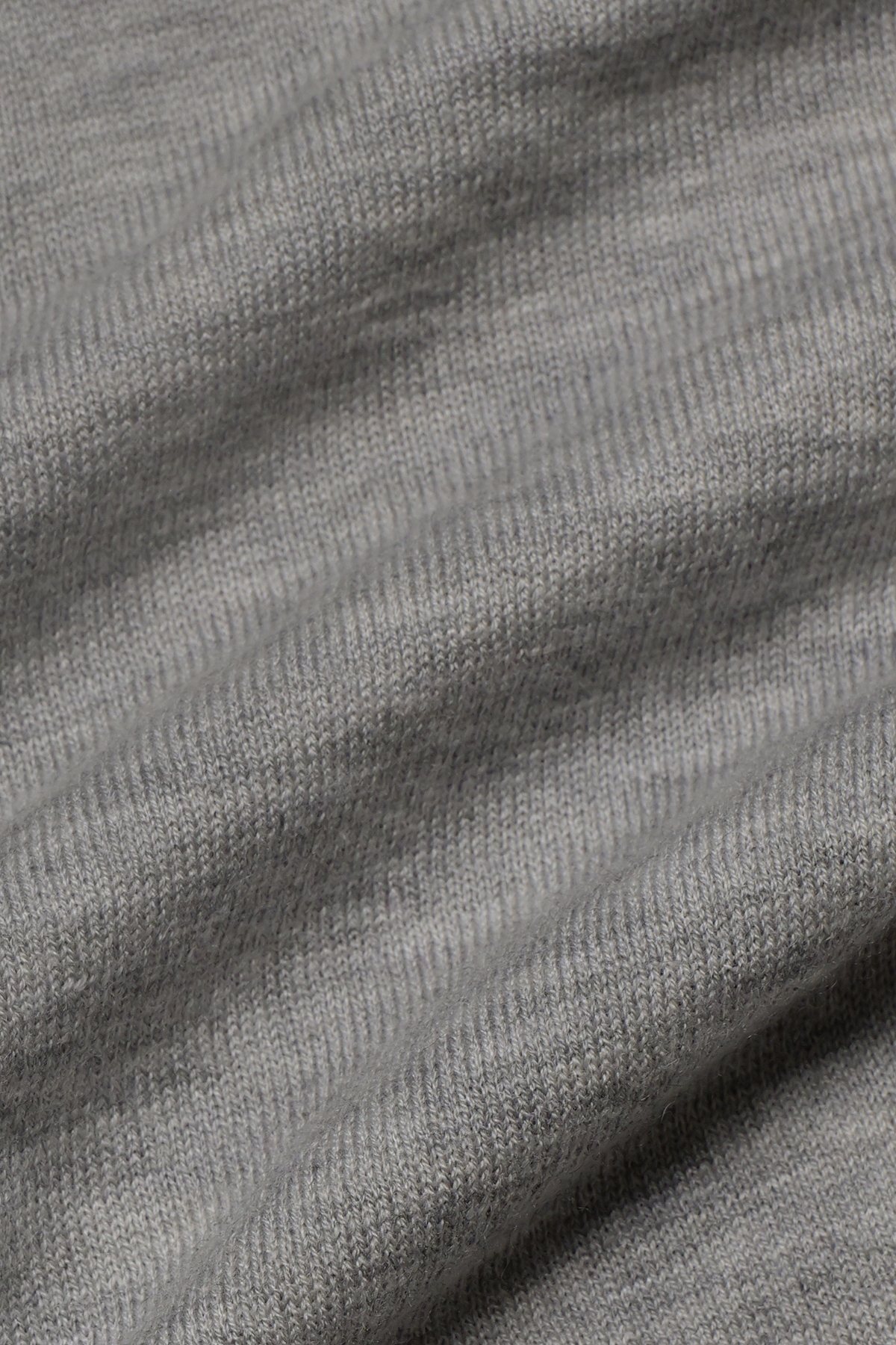 Lightweight Cashmere Button-Down | Heather Light Grey, image 2 of 6