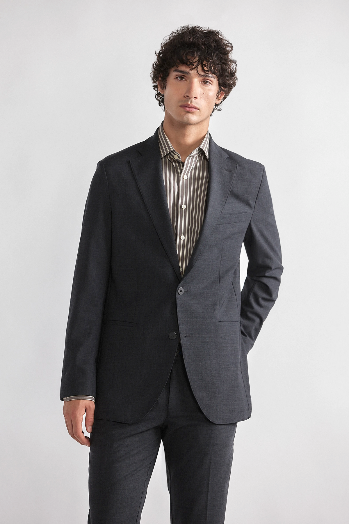Hybrid Wool Blazer // Grey Heather, view 1 of 6