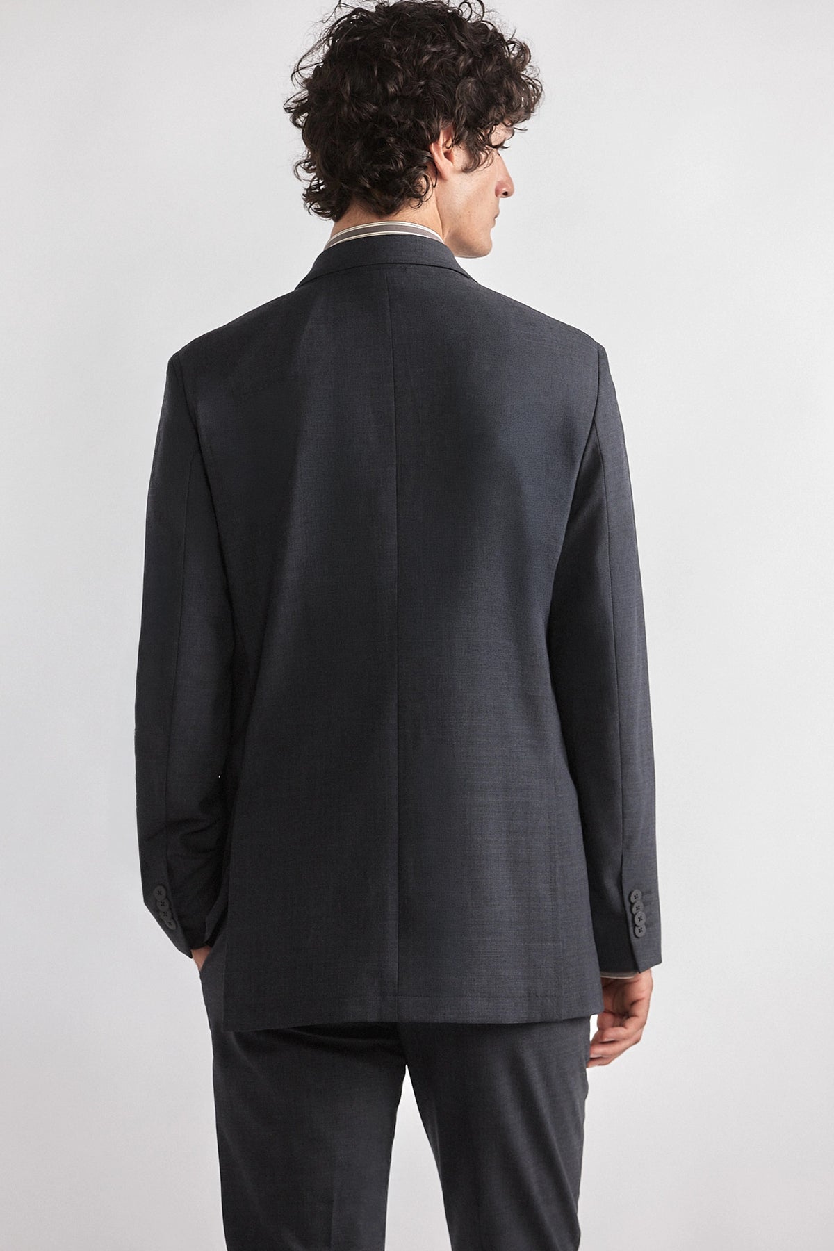 Hybrid Wool Blazer // Grey Heather, view 4 of 6
