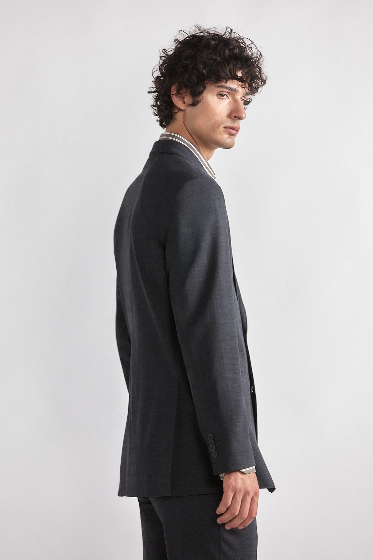 Hybrid Wool Blazer // Grey Heather, view 5 of 6