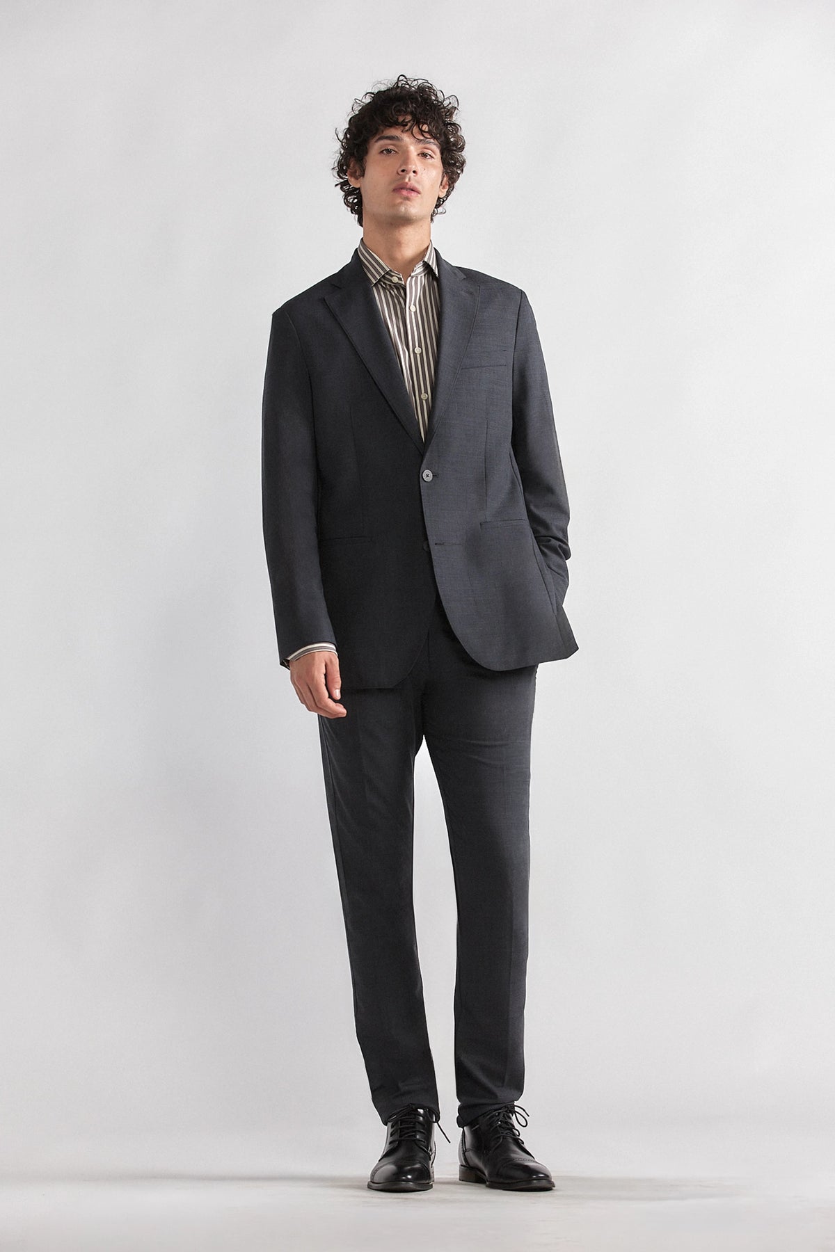 Hybrid Wool Blazer // Grey Heather, view 2 of 6