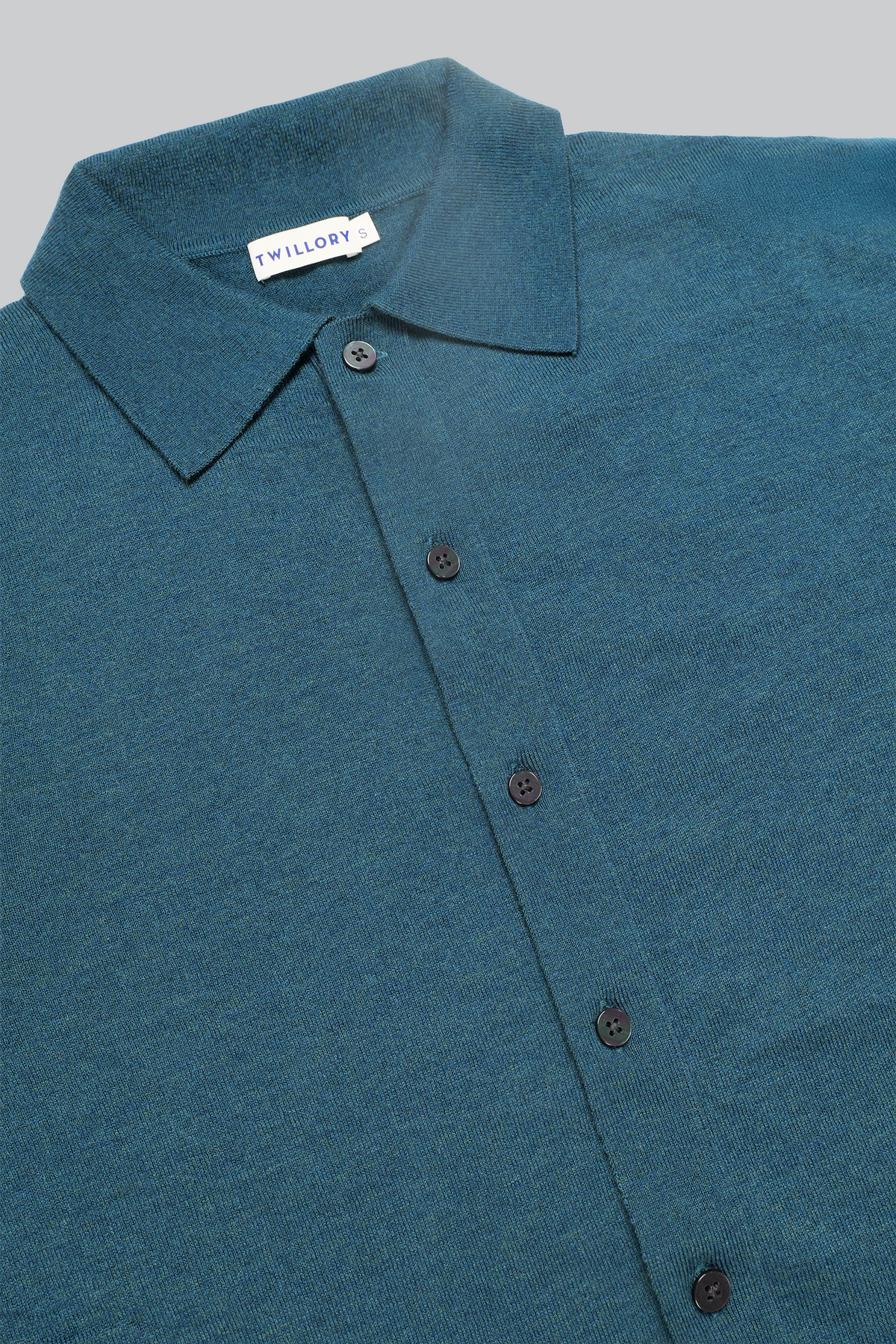 Lightweight Cashmere Button-Down | Emerald, image 5 of 6