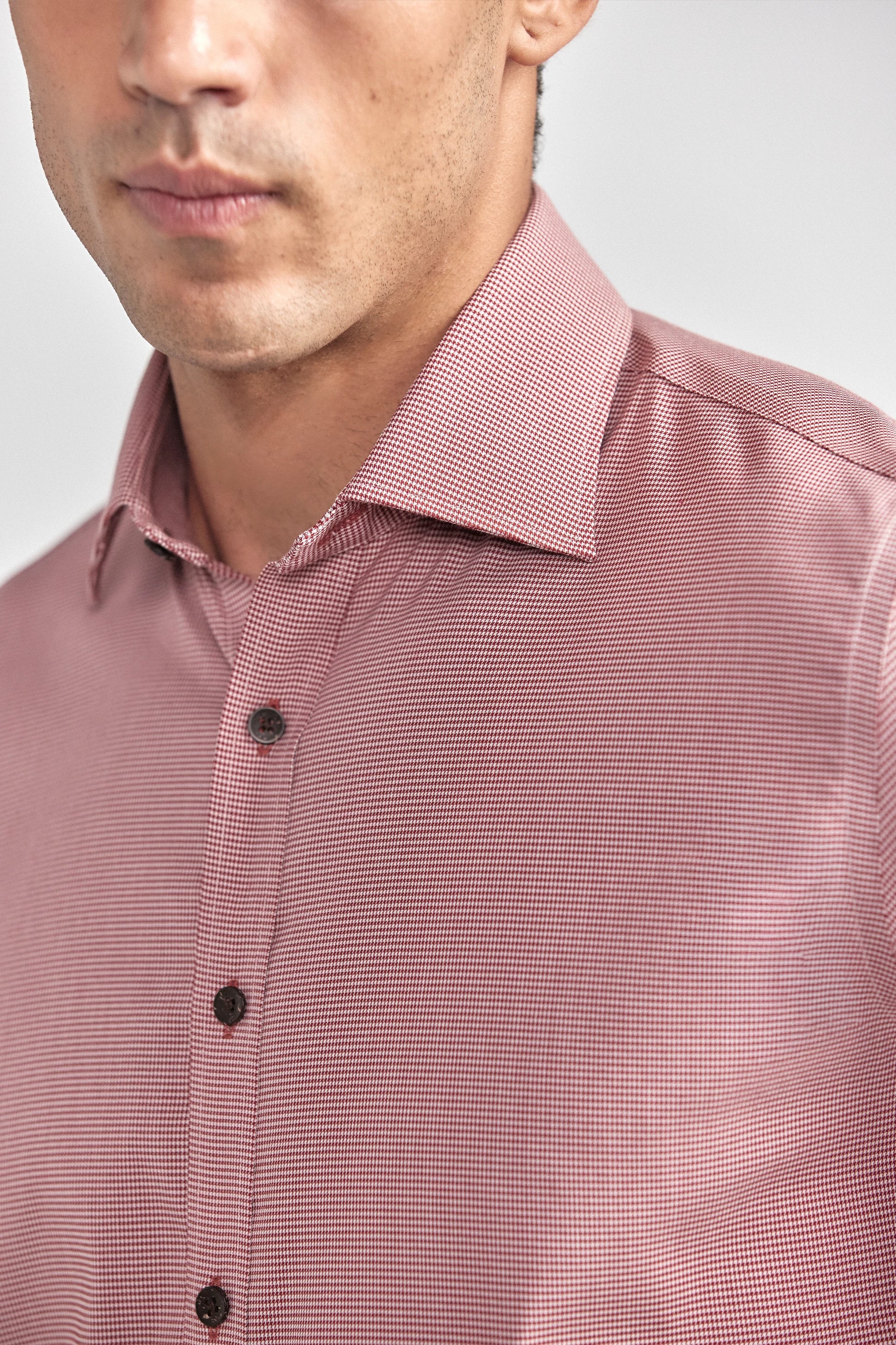 Leader Non-Iron Houndstooth | Brick