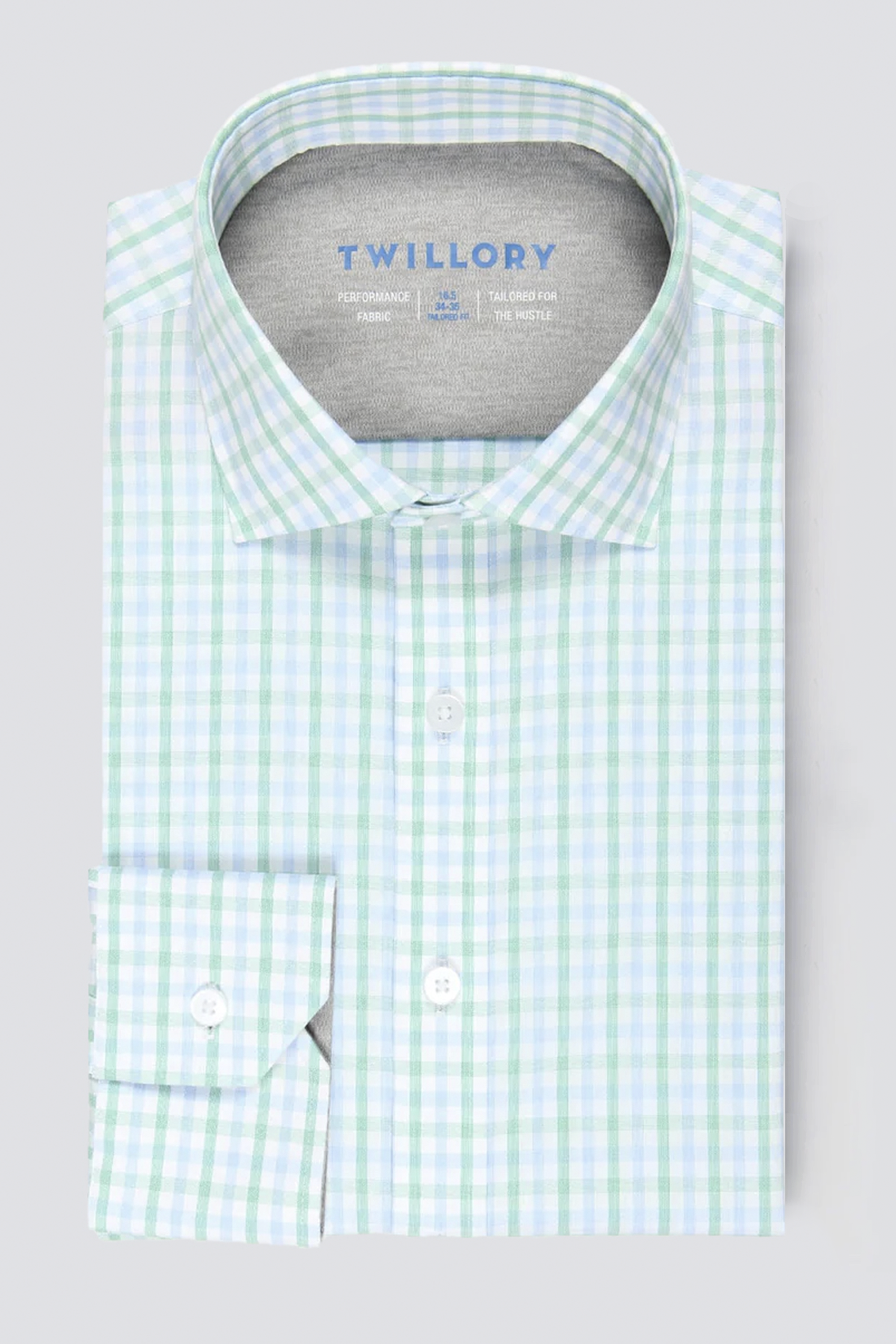 Leader Check // Green Blue Tattersall