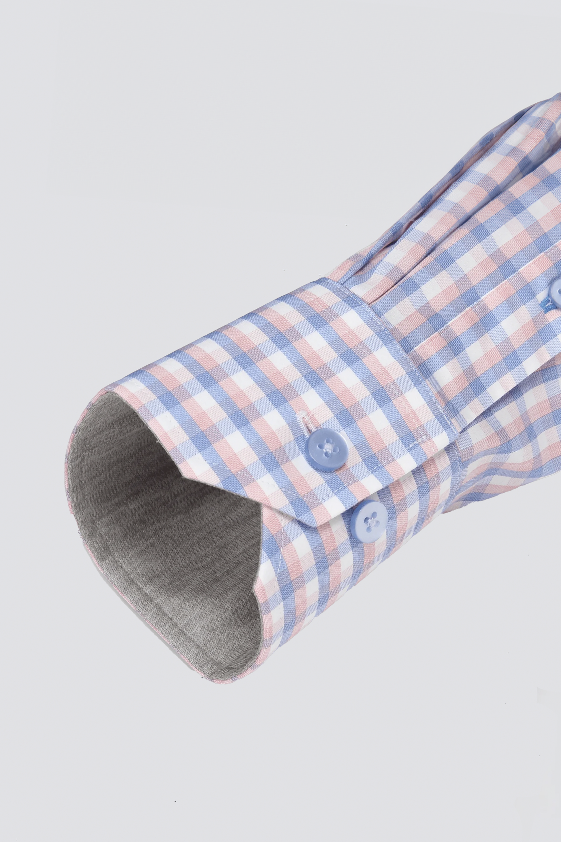 Men's Thick Orange & Blue Check Dress Shirt (Moisture Wicking Button Up) Twillory Men's Thick Orange & Blue Check Dress Shirt (Moisture Wicking Button Up) Twillory