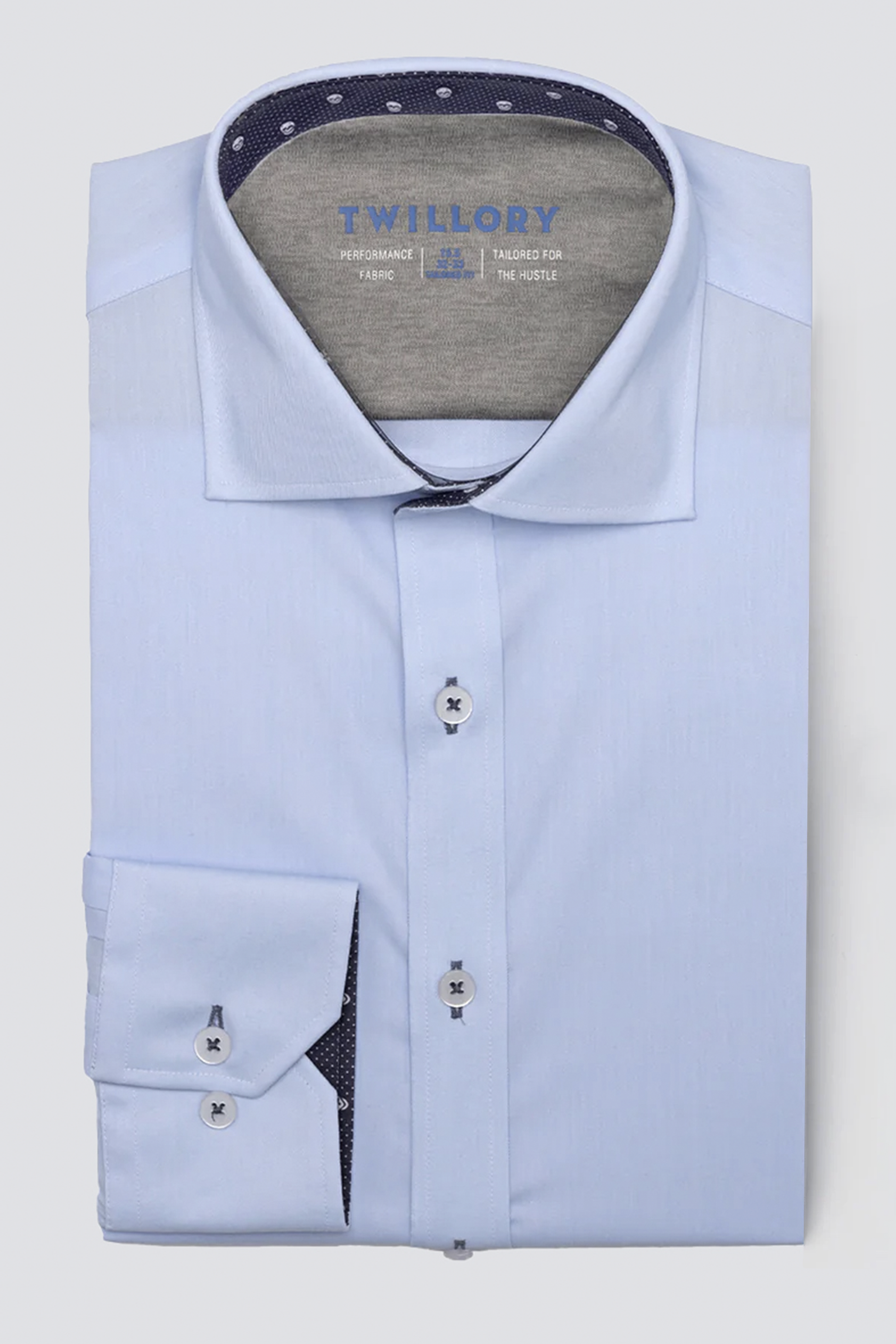 Leader Contrast // Blue Skull - Tailored / 17 / l-xl / 34-35 Leader Contrast // Blue Skull - Tailored / 17 / l-xl / 34-35