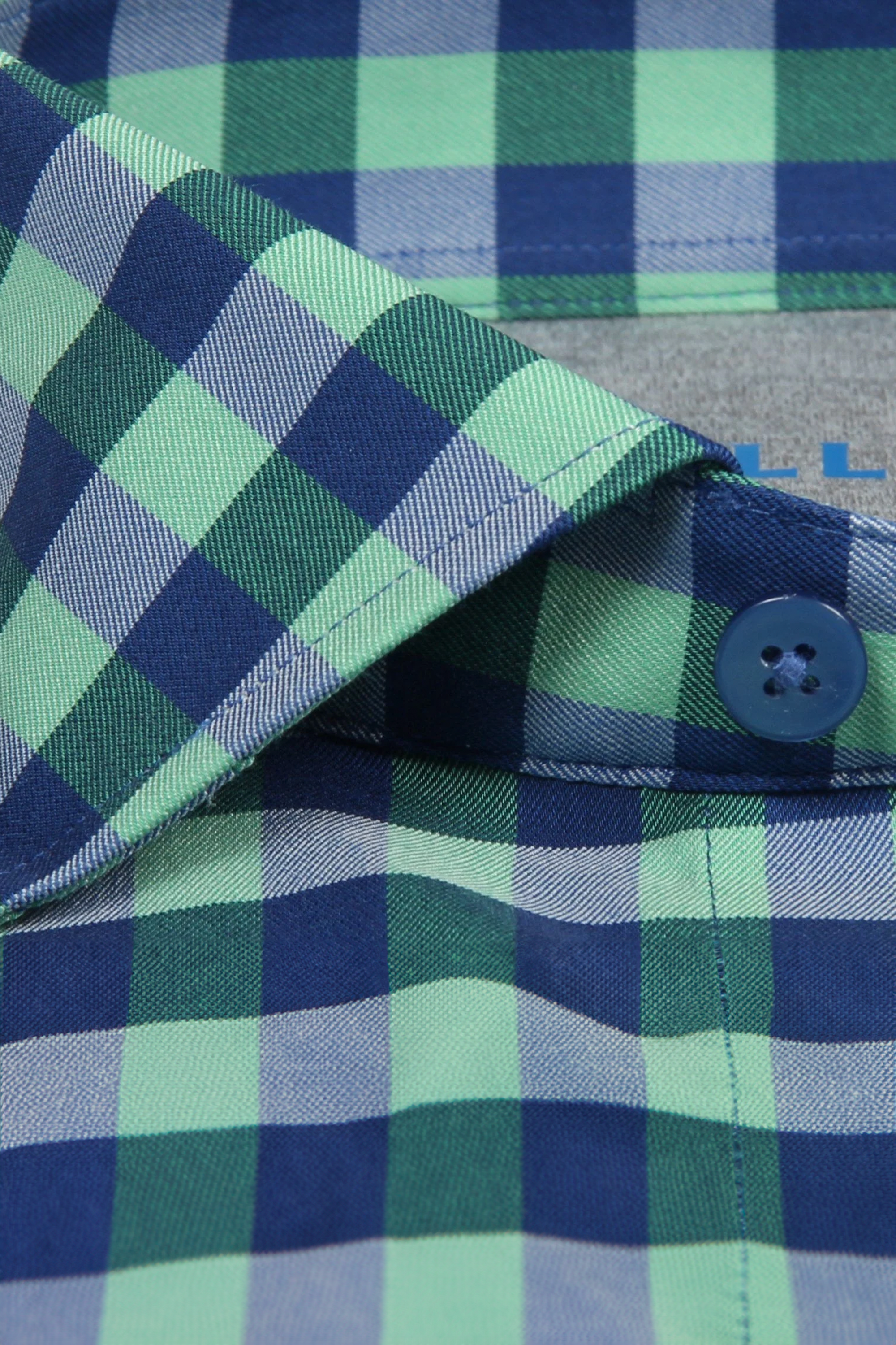 Leader Gingham // Green Blue