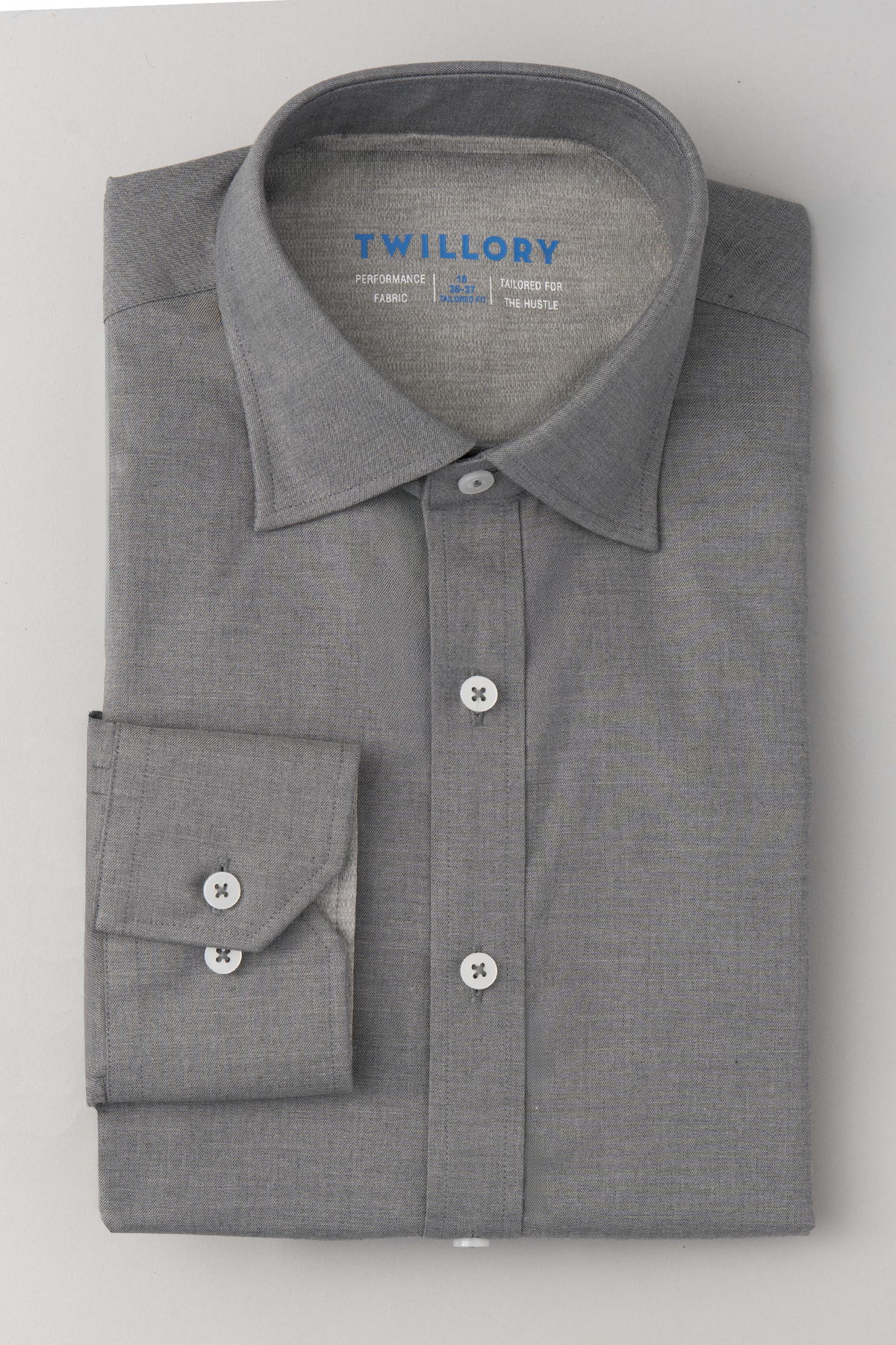 Men's Solid Heather Dress Shirt - Superior Comfort & Fit - Non-Iron - Tailored Fit - Grey - Small Men's Solid Heather Dress Shirt - Superior Comfort & Fit - Non-Iron - Tailored Fit - Grey - Small
