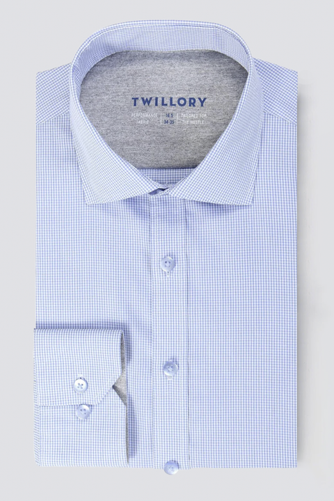 tailored fit dress shirt New Men's White Slim Herringbone Textured by Azar (Small 14/14.5) : Clothing, Shoes & Jewelry The muscle fit enhances the chest and arms while tapering cleanly through the waist Men's Light Blue Check Dress