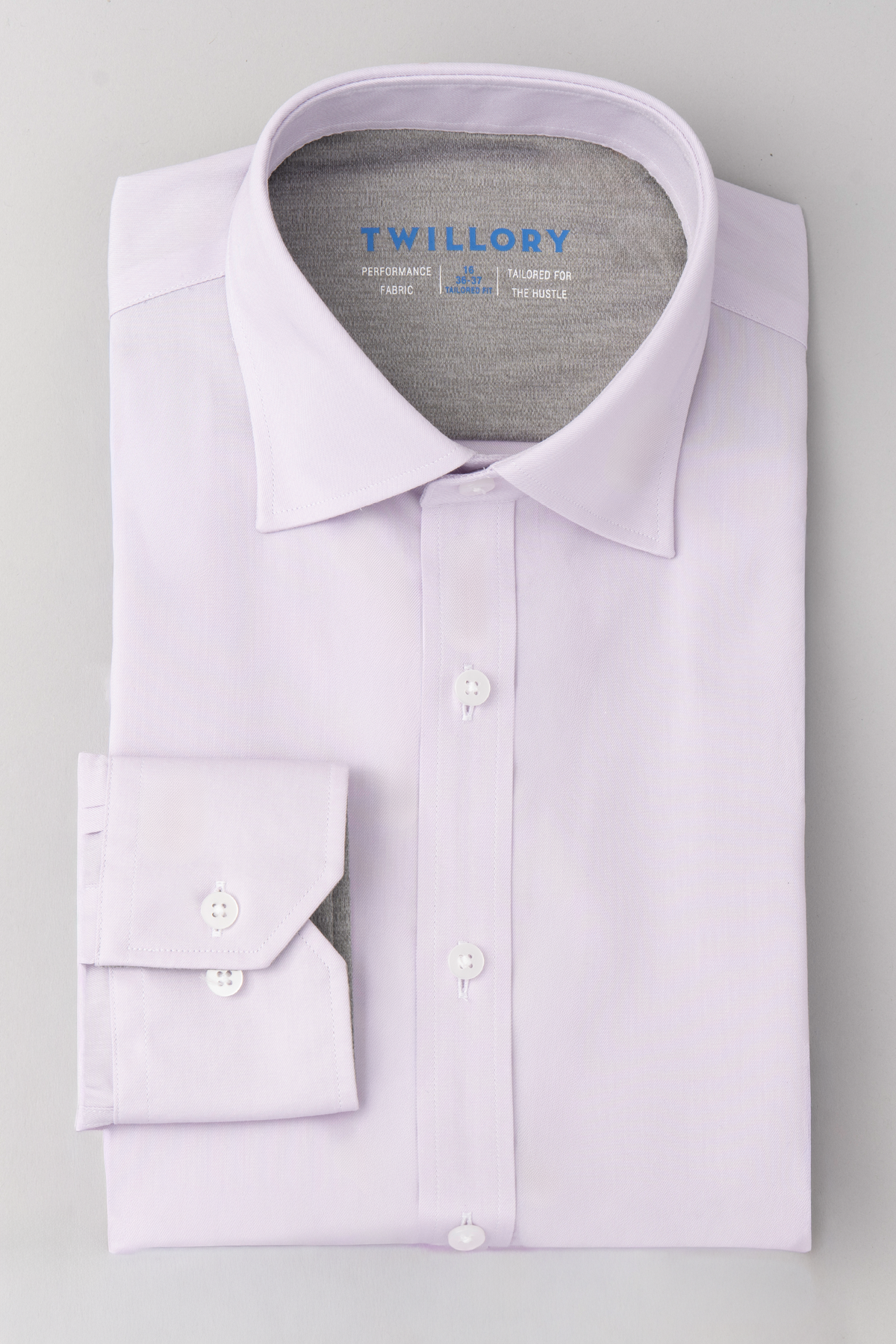 slim fit dress slacks Athletic Fit Dress Shirt in Steel Blue XXXL main image 0