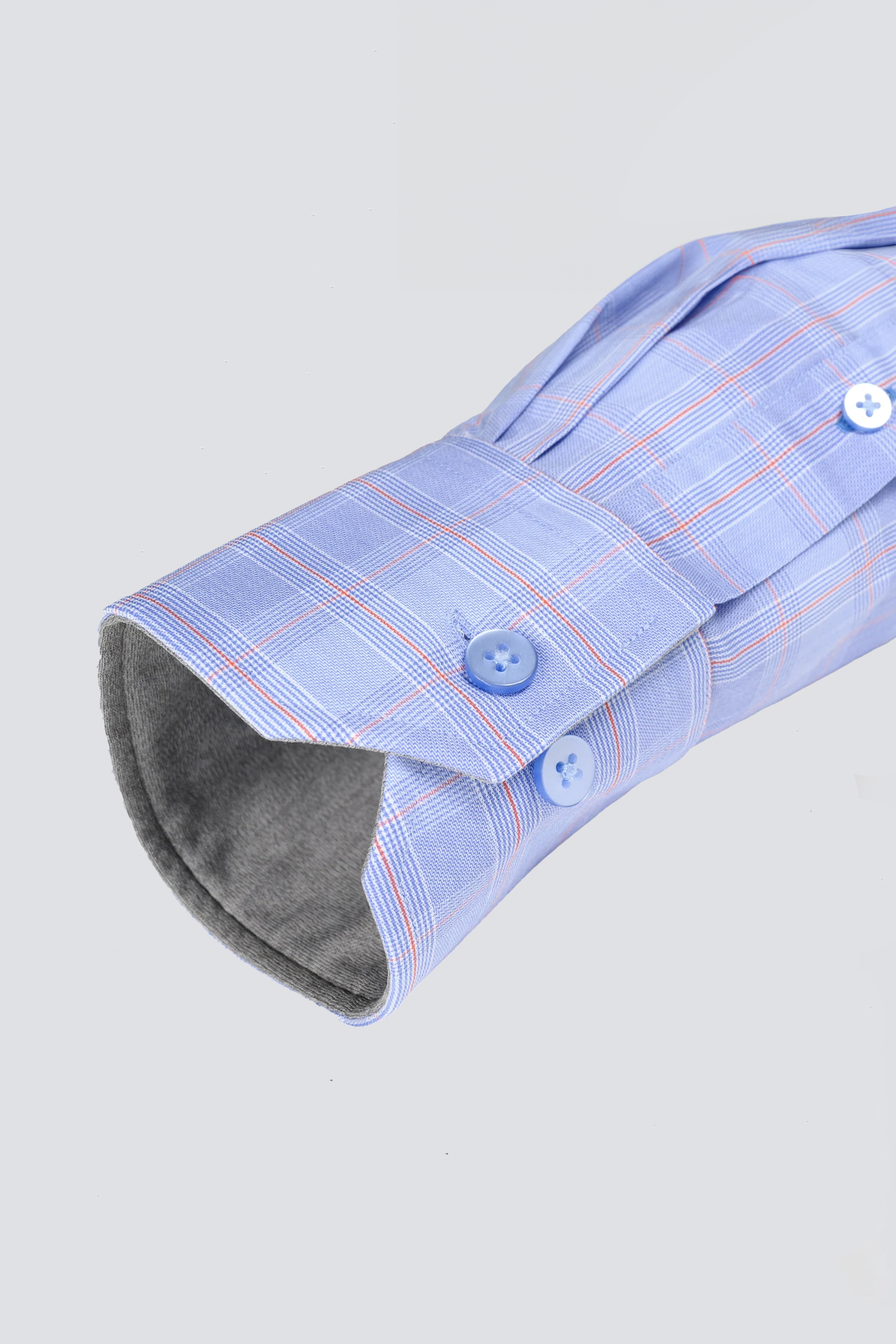 prince of wales dress shirt Proper Cloth Men's Non-Iron Blue and Yellow Prince of Wales Check Button Down Custom Dress Shirt