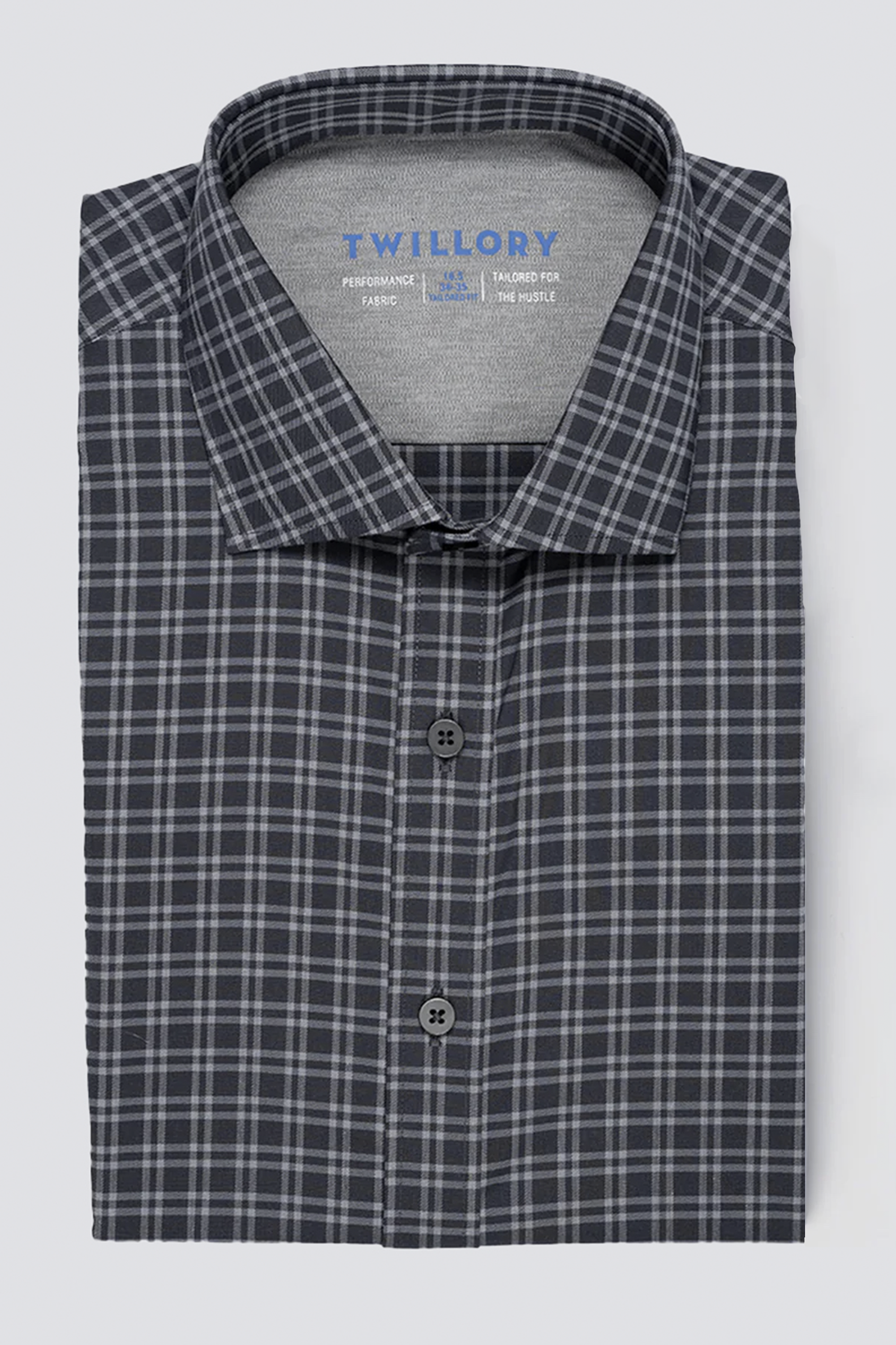 Leader Plaid // Charcoal