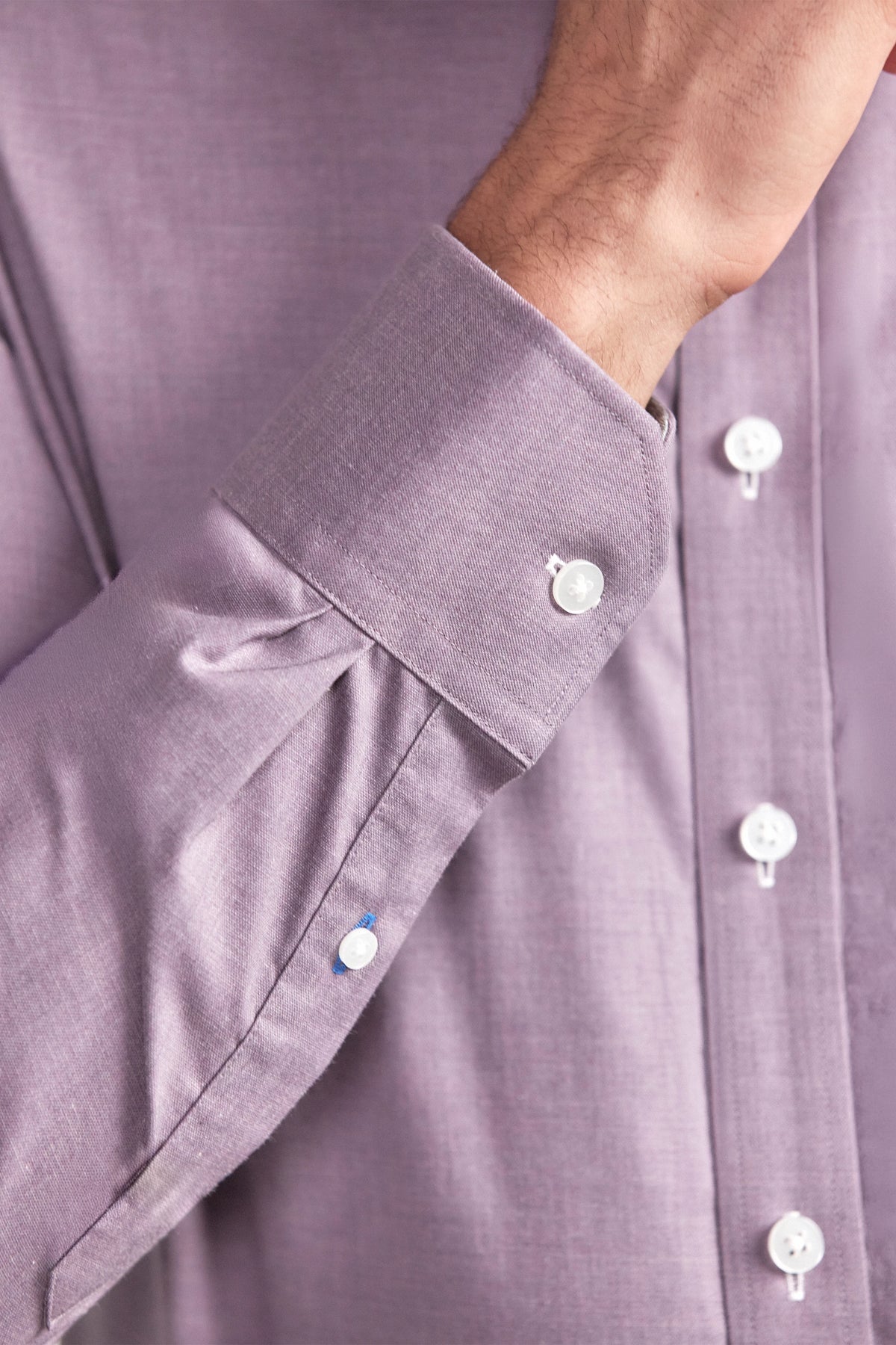 Leader Non-Iron Solid // Plum Melange, view 6 of 8