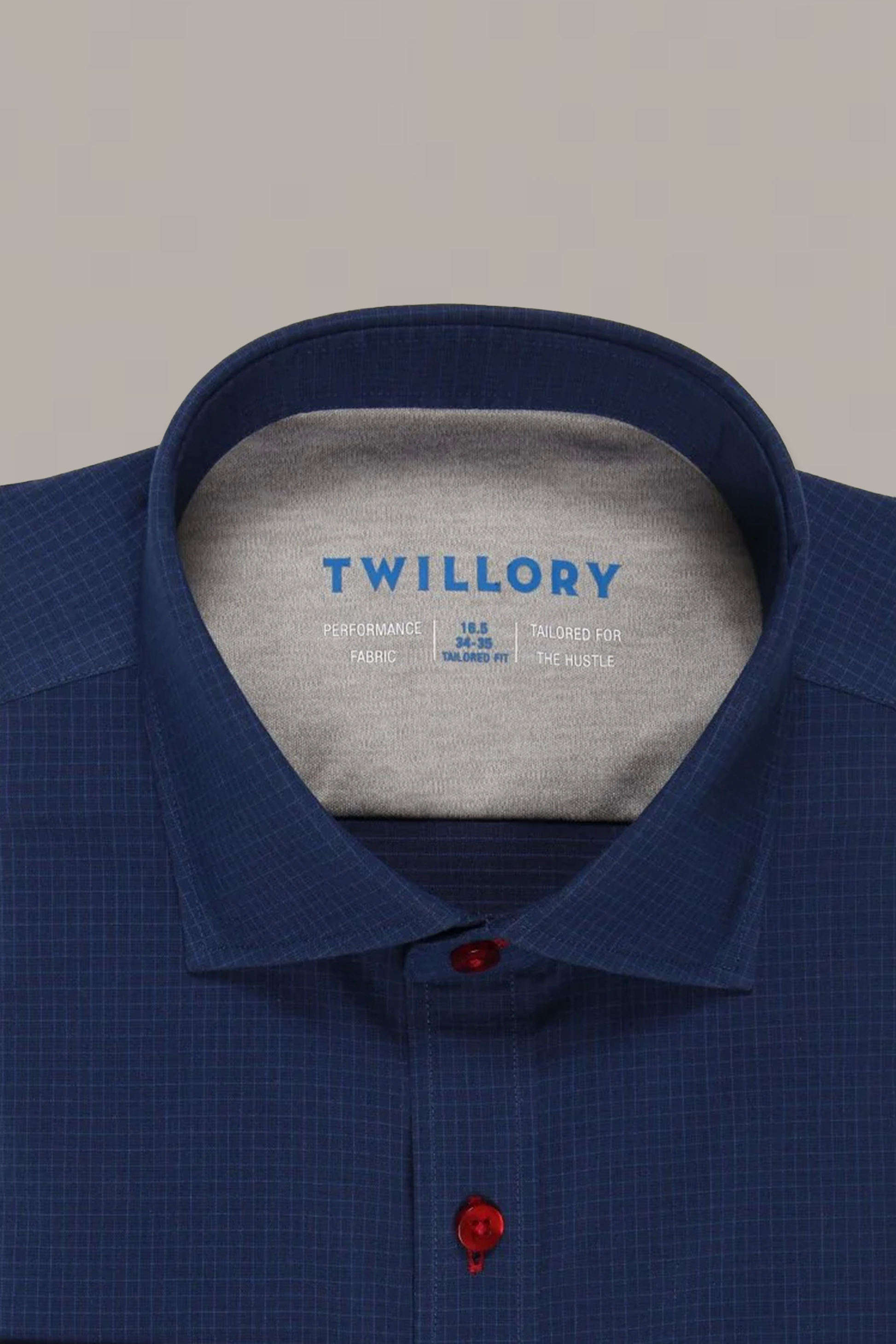 Men's Navy Blue Dress Shirt (Best Performance Button Down) Twillory Men's Navy Blue Dress Shirt (Best Performance Button Down) Twillory