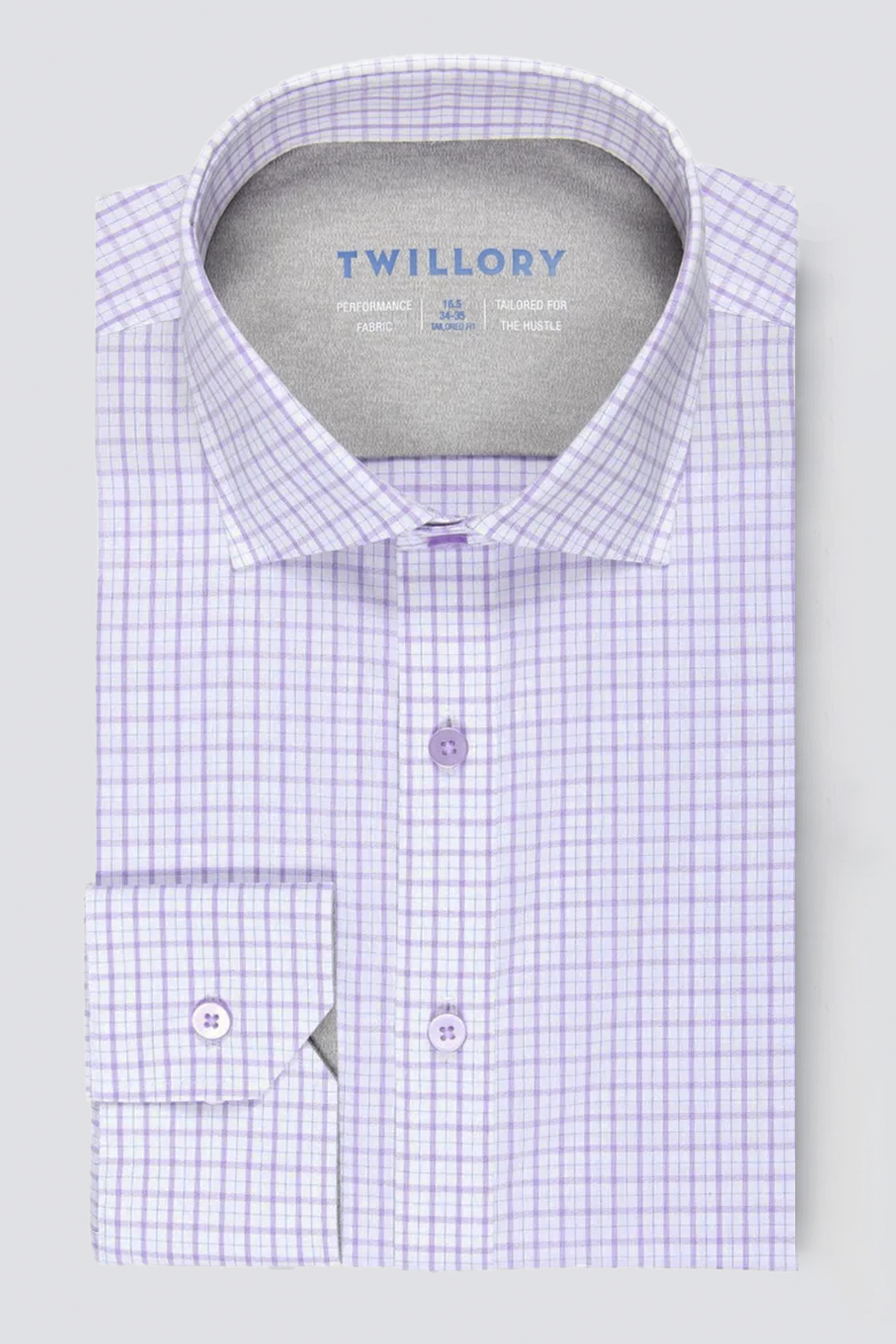 Twillory Performance Tailored Slim Fit Button Down Dress Shirt for Men Twillory Performance Tailored Slim Fit Button Down Dress Shirt for Men