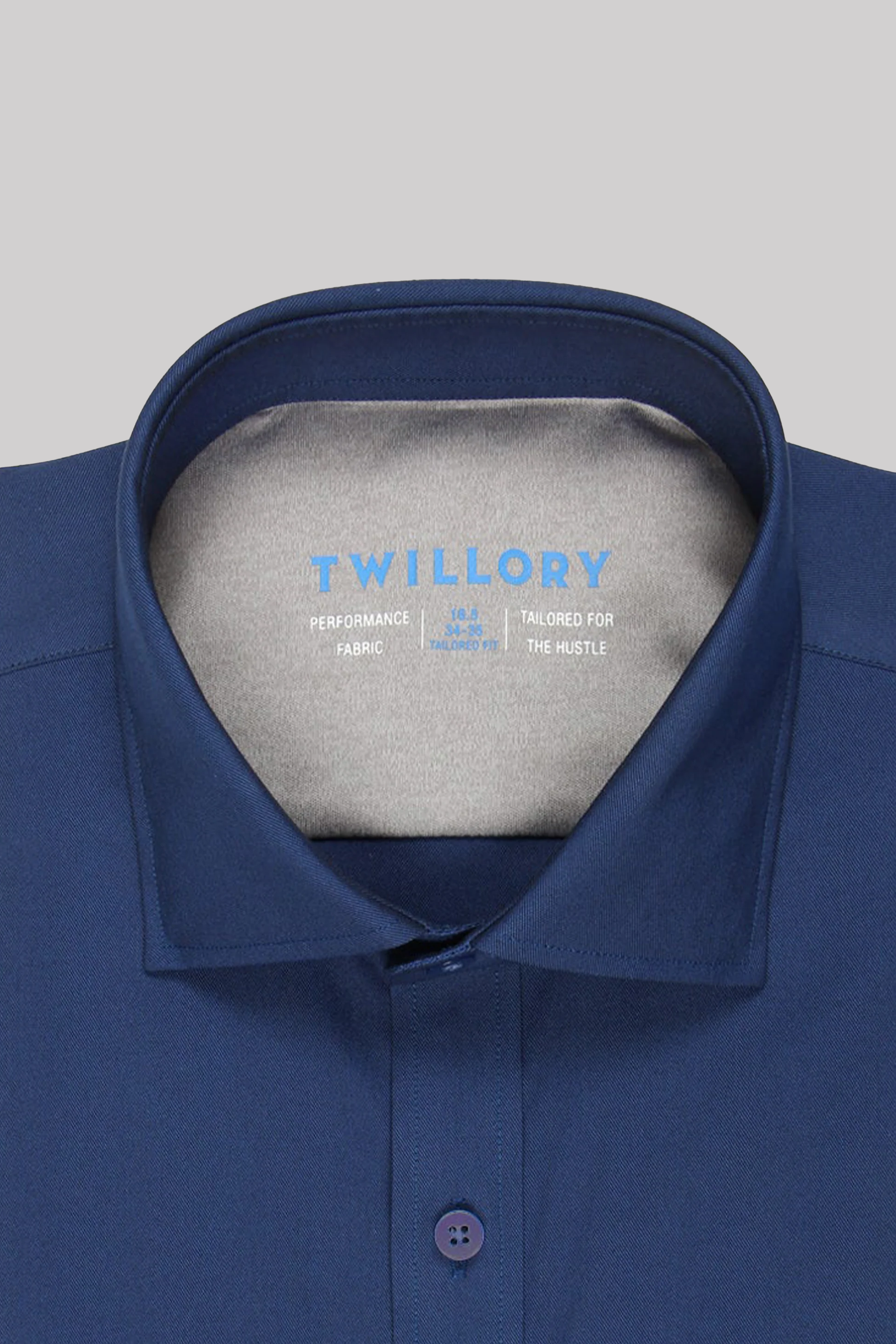 slim fit dress slacks Royal Blue Dress Shirt for Men (Navy Performance Button Down) – Twillory