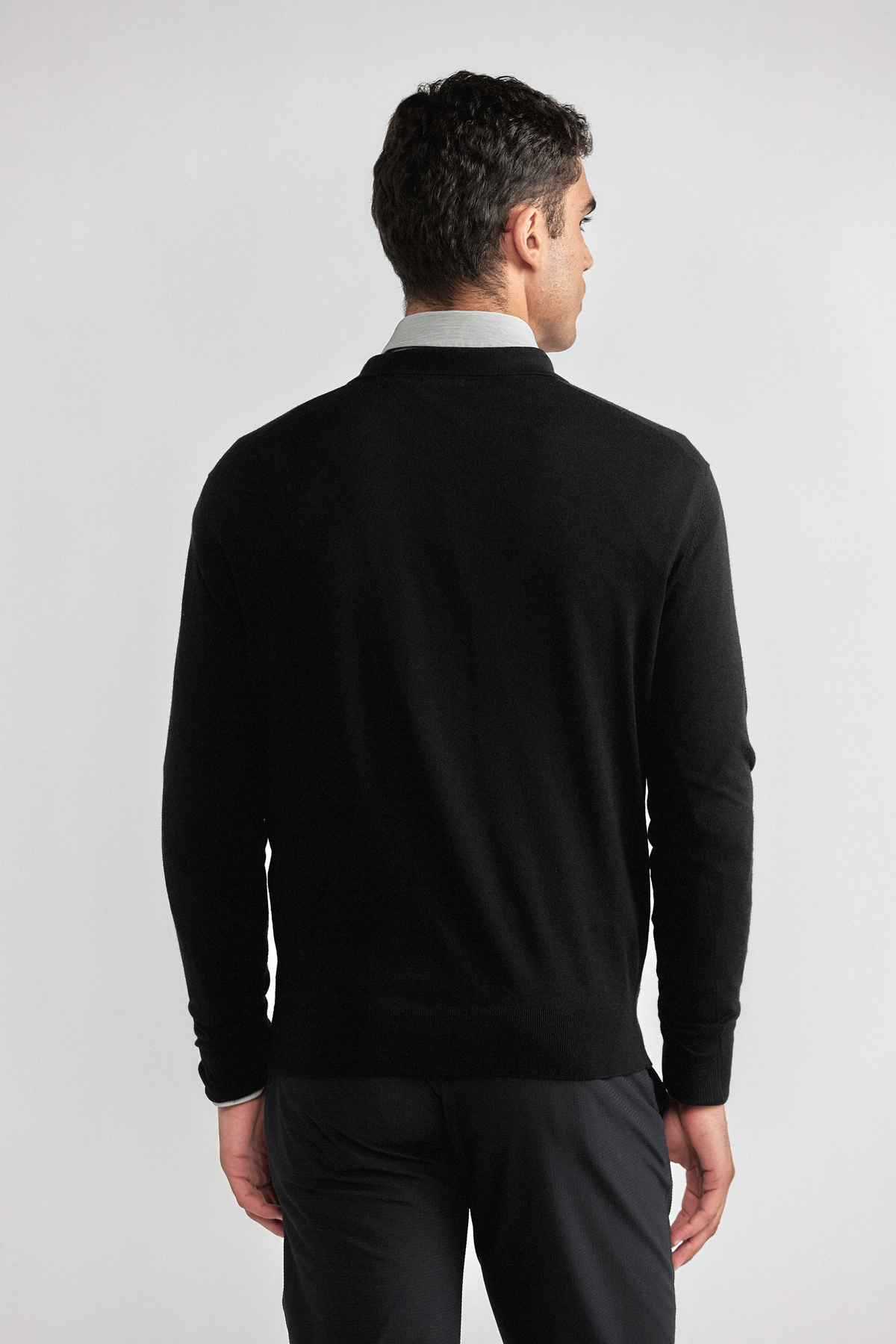 Lightweight Cashmere Polo | Black, image 4 of 6