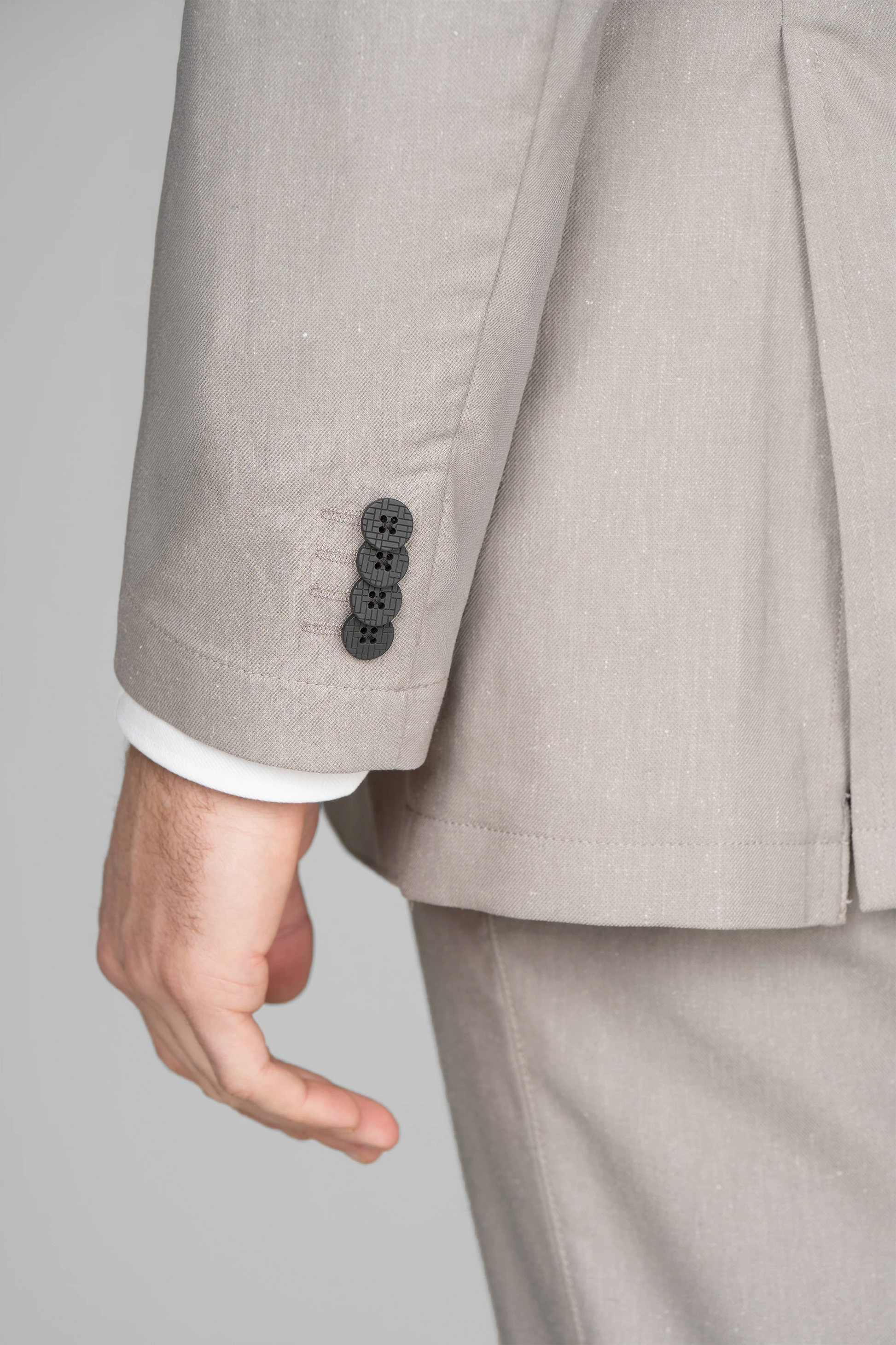 Performance Linen Blazer // Ash