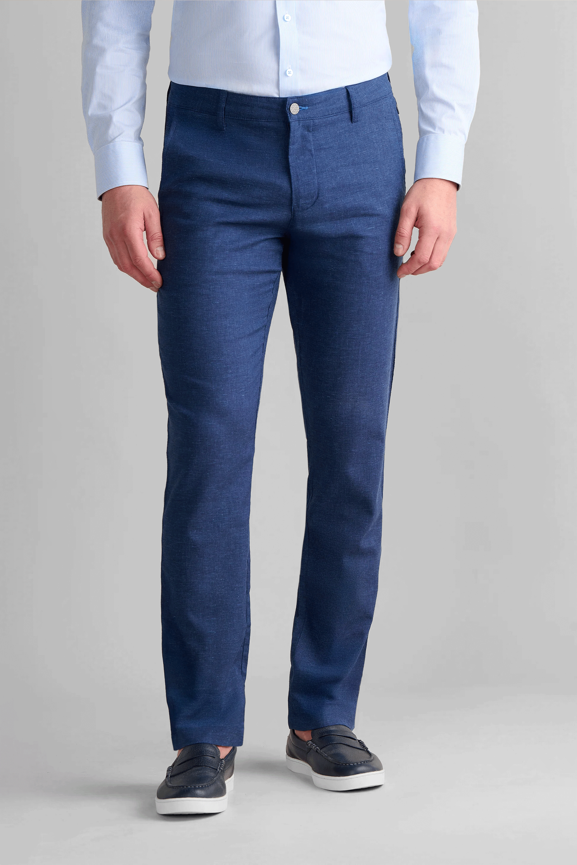 Performance Linen Pants // Blue