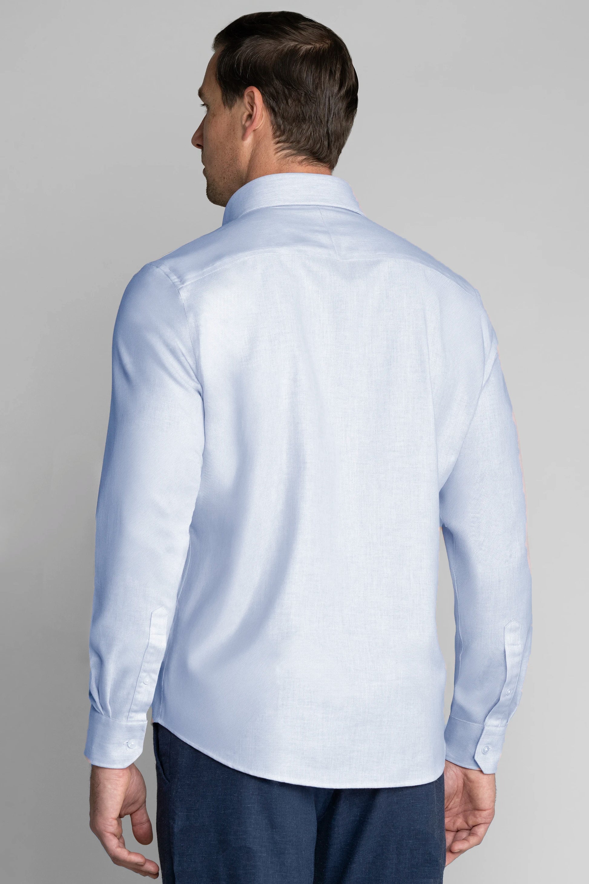Performance Linen Shirt // Light Blue