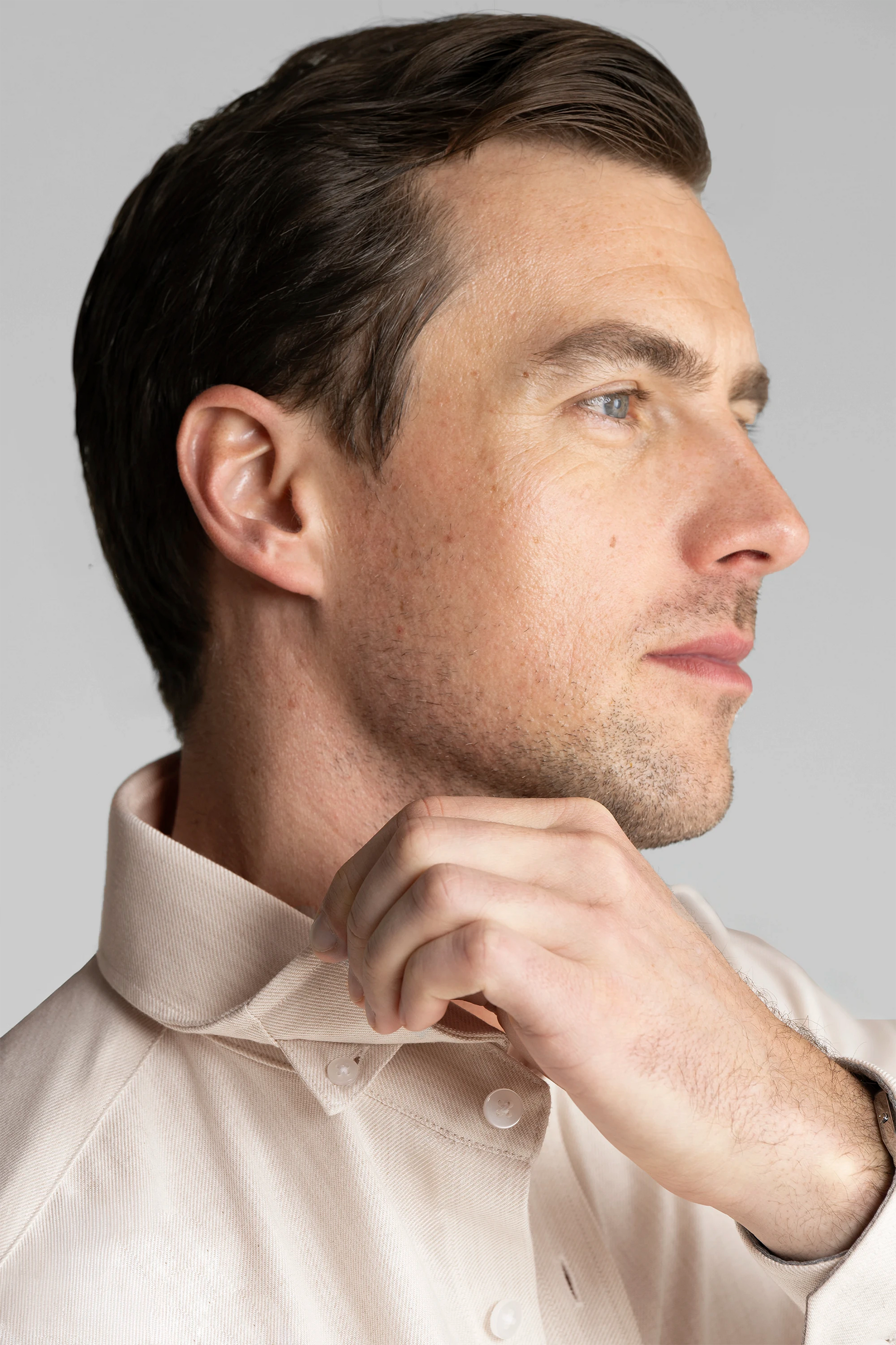 Performance Linen Shirt // Khaki