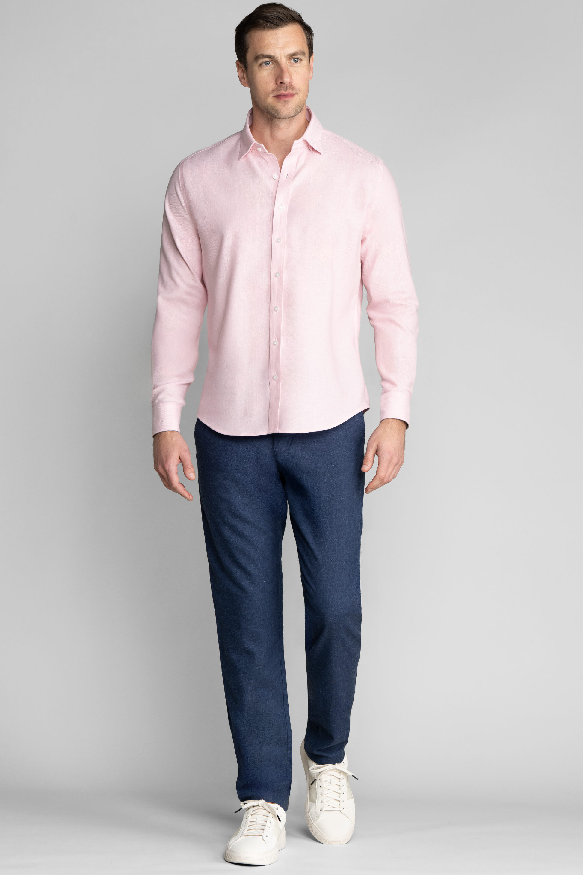 Performance Linen Shirt // Red